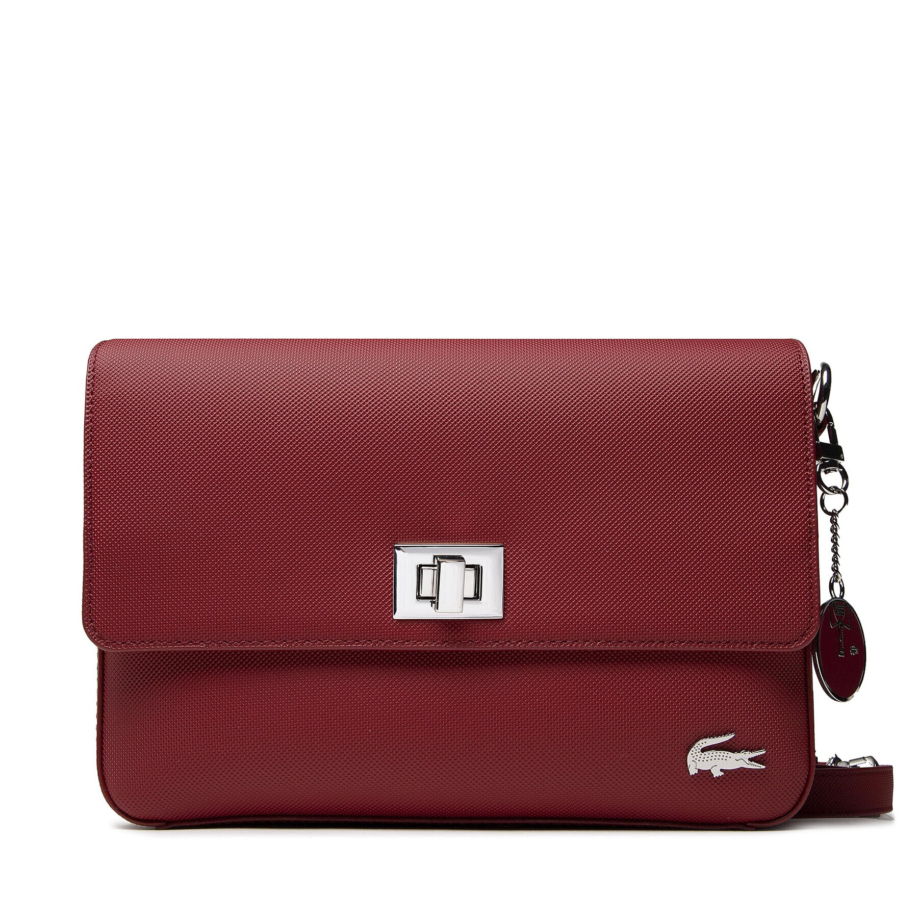 Lacoste Geantă Flap Crossover Bag NF2770DC Vișiniu - Pled.ro