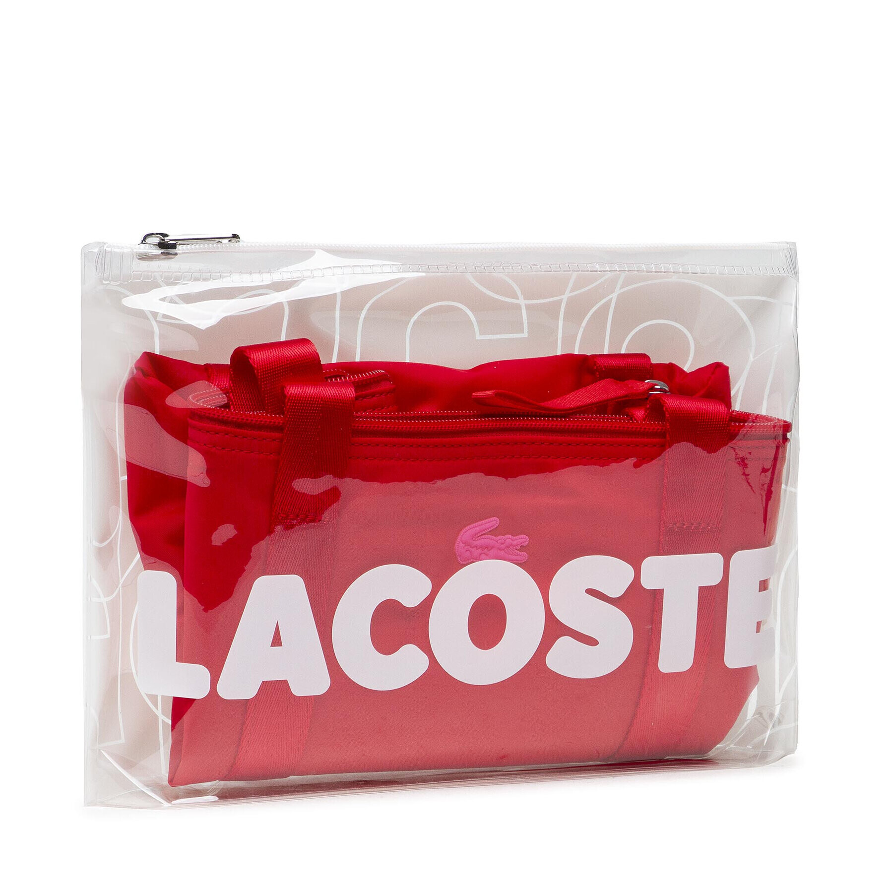 Lacoste Geantă M Shopping Bag NF3619YA Roșu - Pled.ro