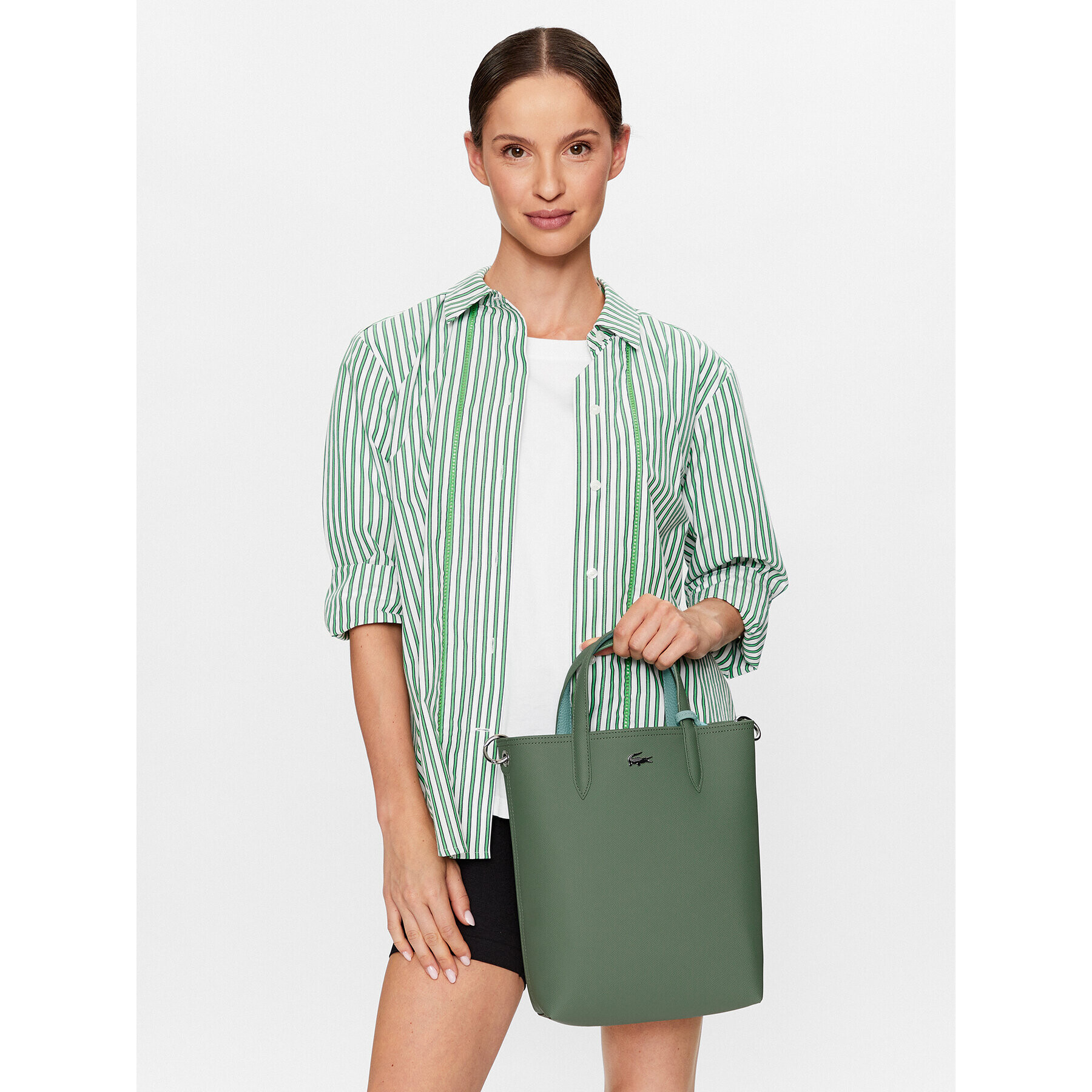 Lacoste Geantă NF2991AAL49 Verde - Pled.ro