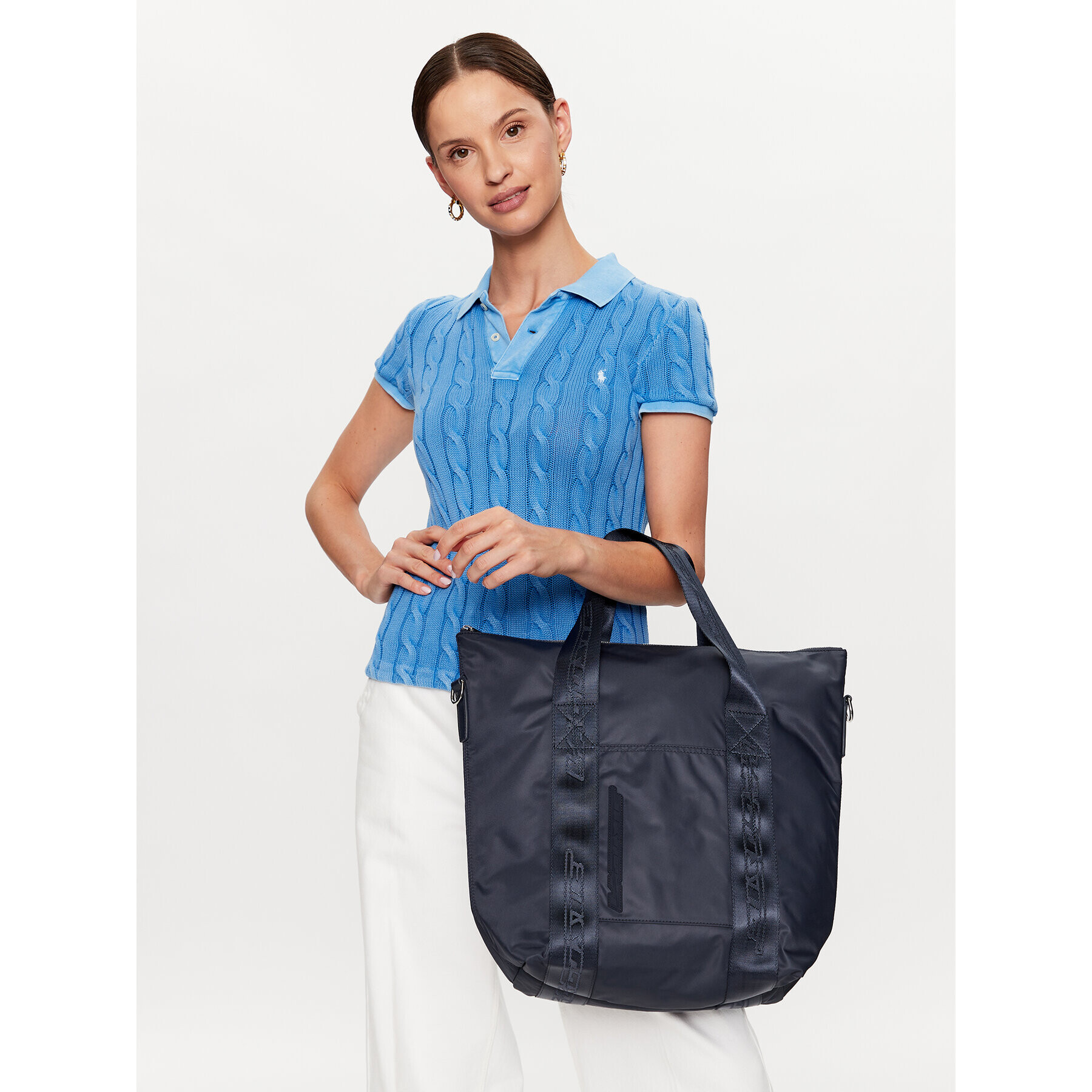 Lacoste Geantă S Tote Bag NF4234SG Bleumarin - Pled.ro