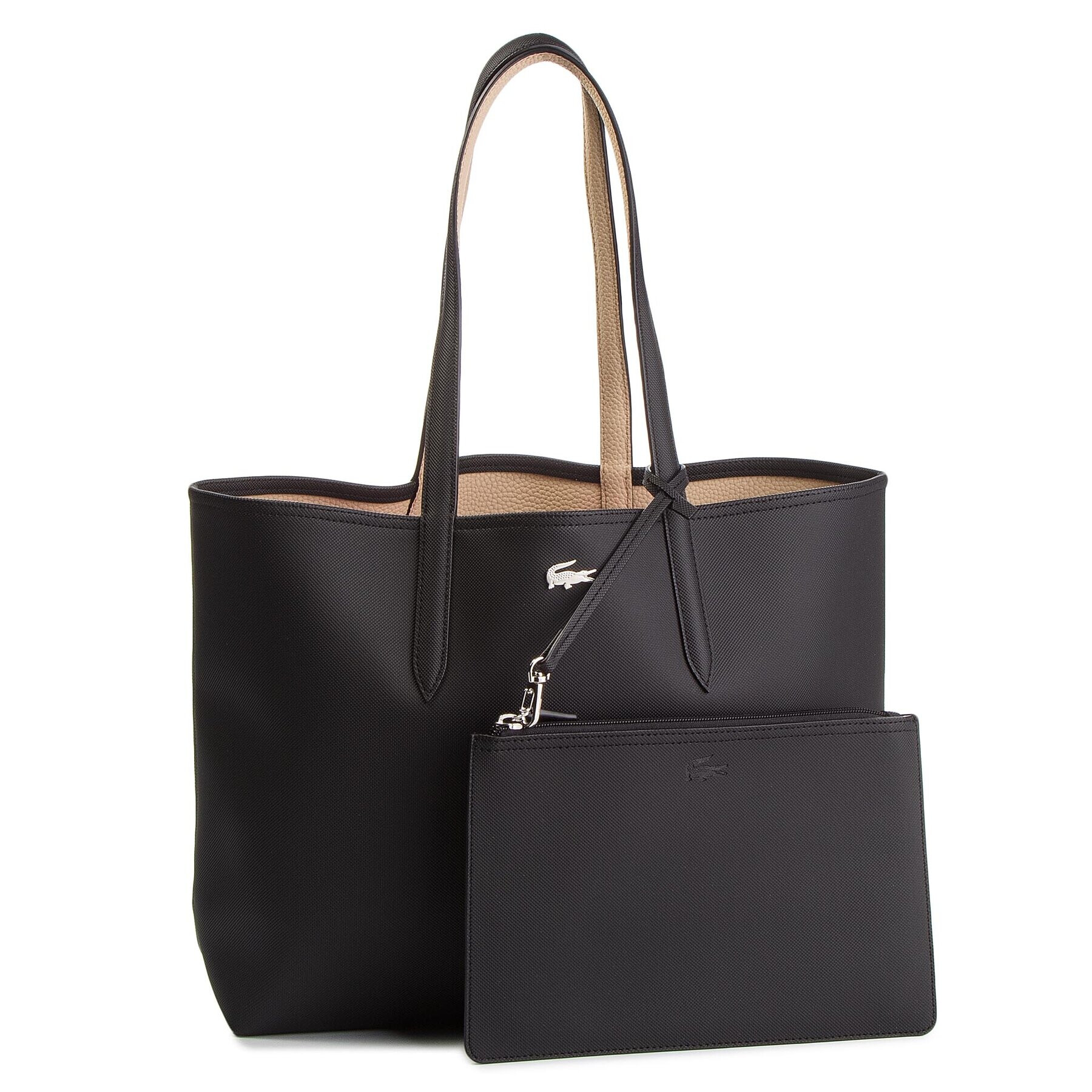 Lacoste Geantă Shopping Bag NF2142AA Negru - Pled.ro