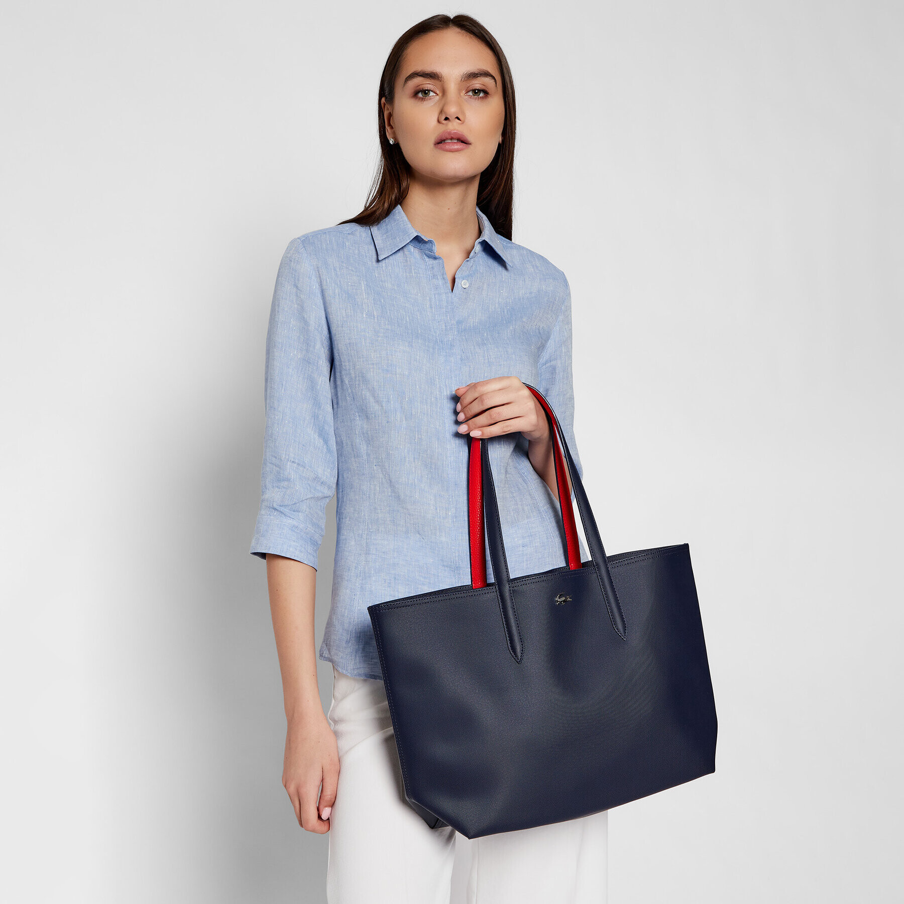 Lacoste Geantă Shopping Bag NF2142AA Roșu - Pled.ro