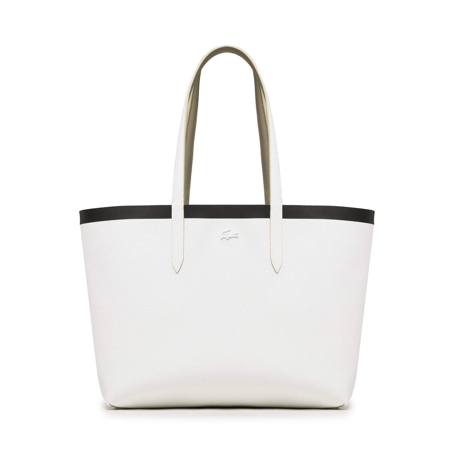 Lacoste Geantă Shopping Bag NF4237AS Alb - Pled.ro