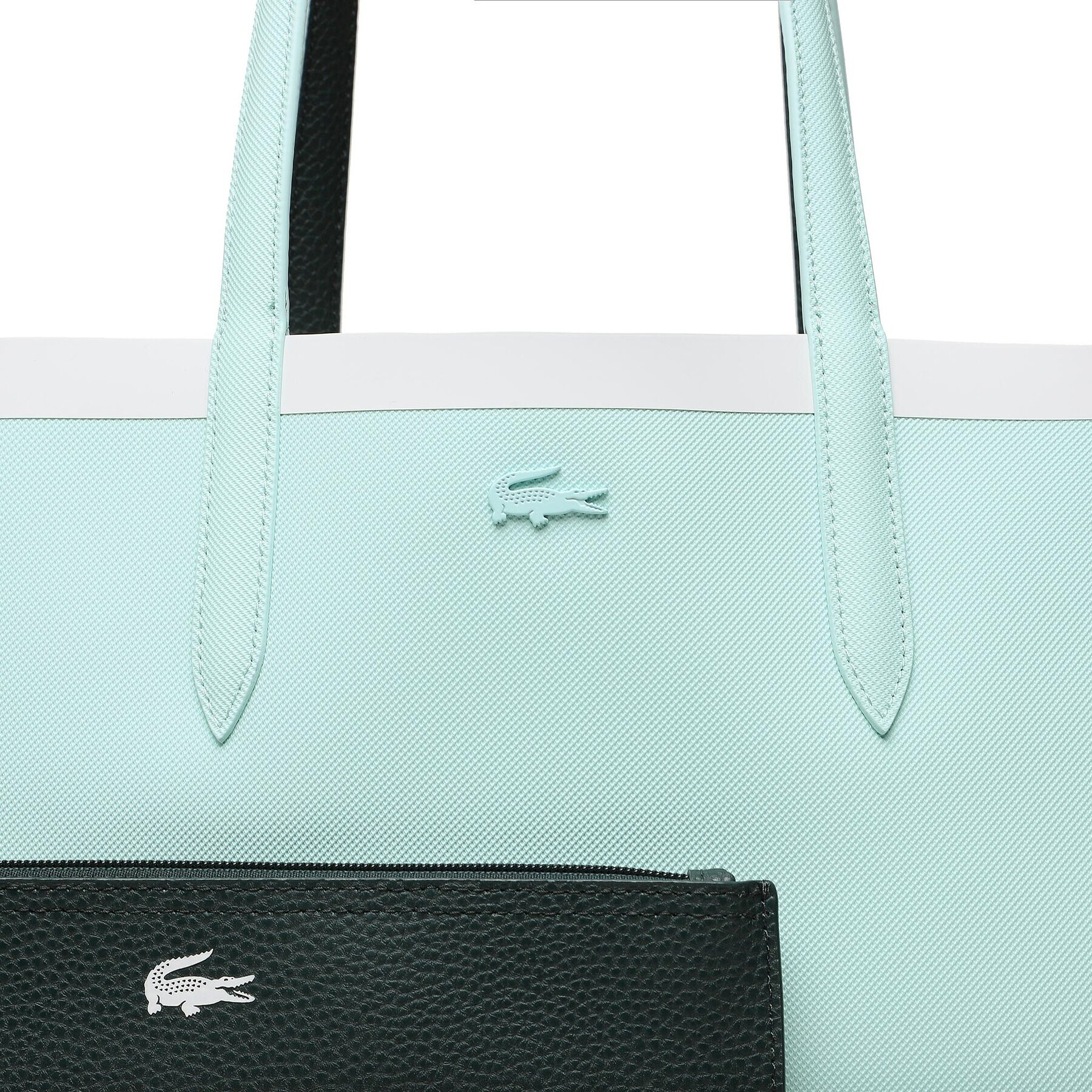 Lacoste Geantă Shopping Bag NF4237AS Verde - Pled.ro