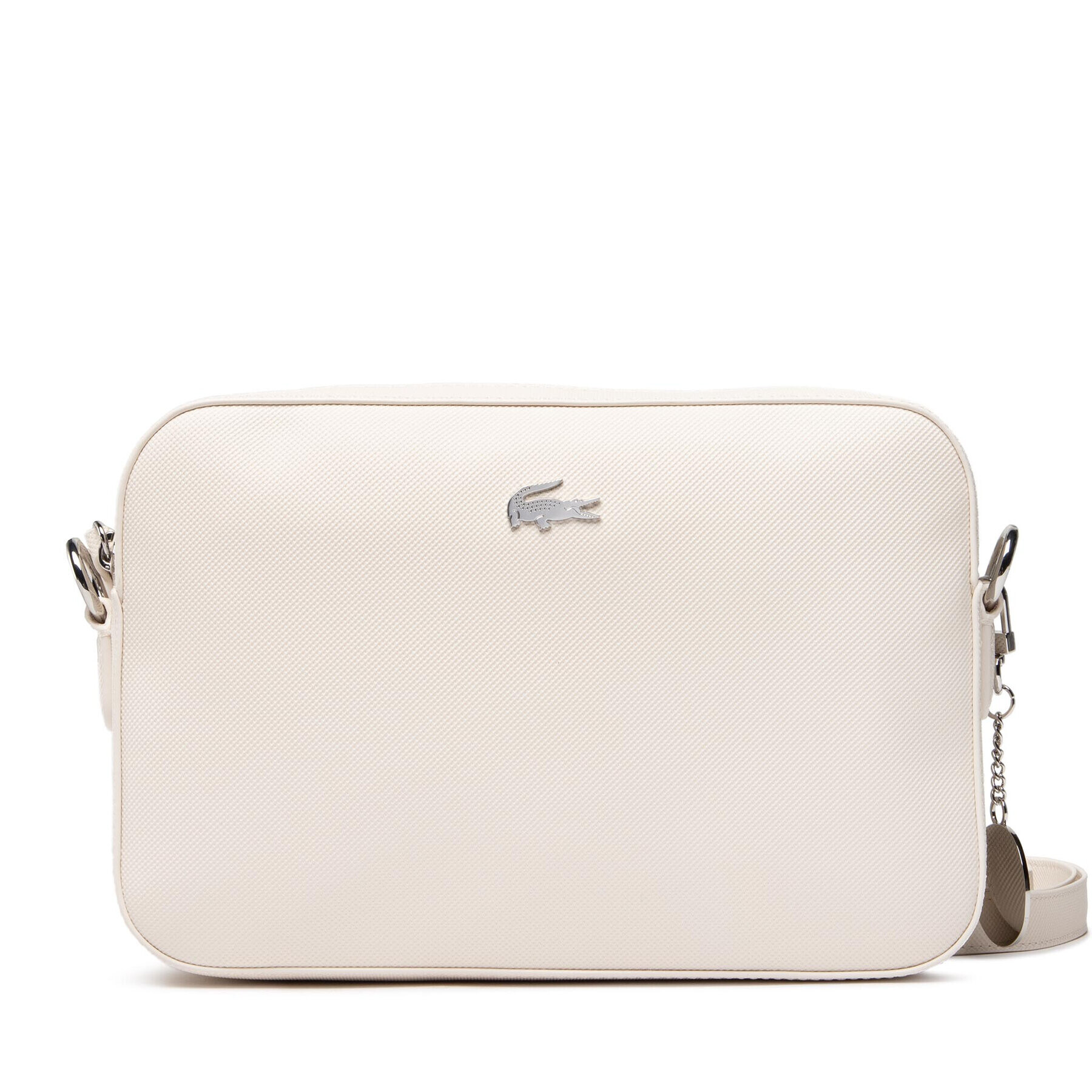 Lacoste Geantă Square Crossover Bag NF2771DC Alb - Pled.ro