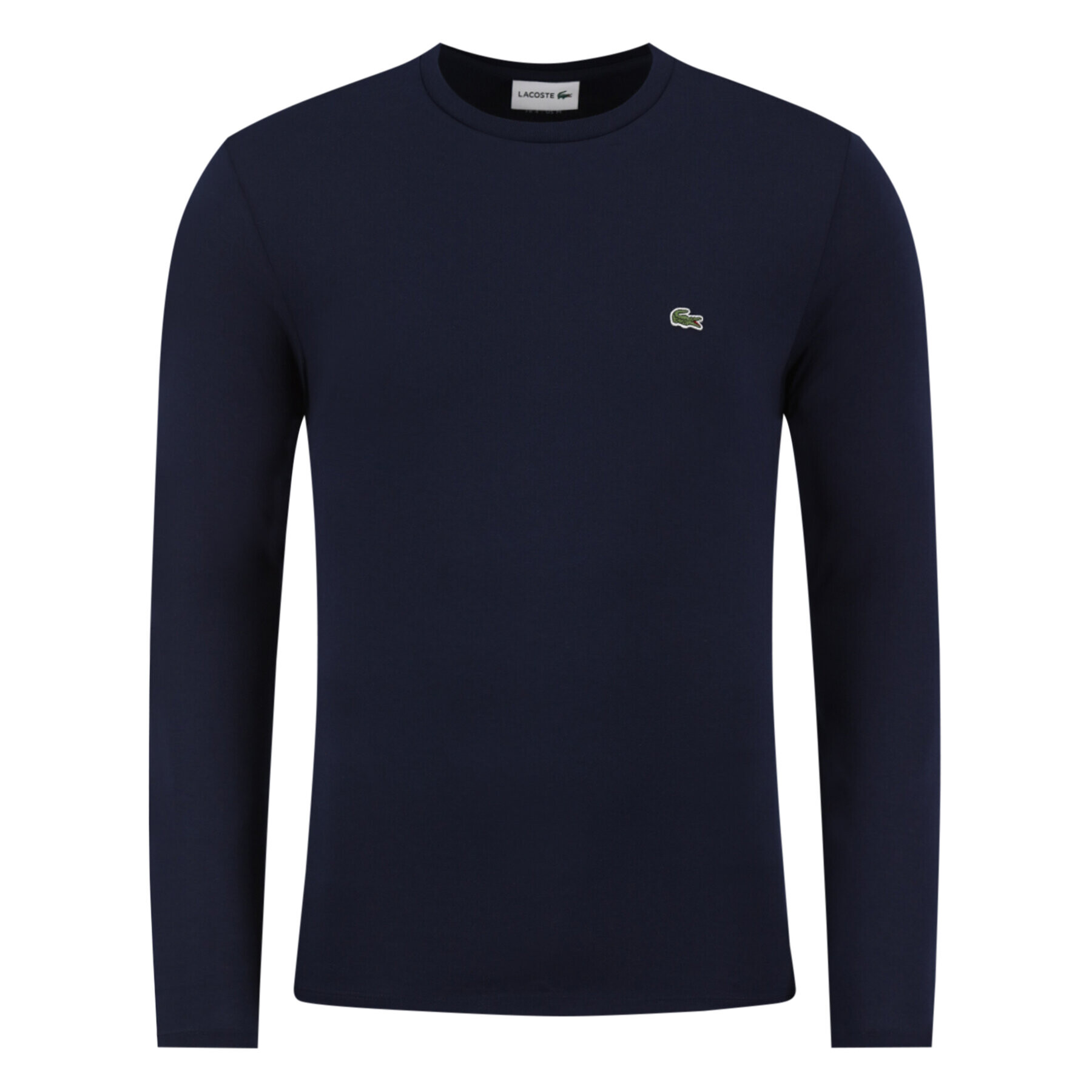 Lacoste Longsleeve TH6712 Bleumarin Regular Fit - Pled.ro