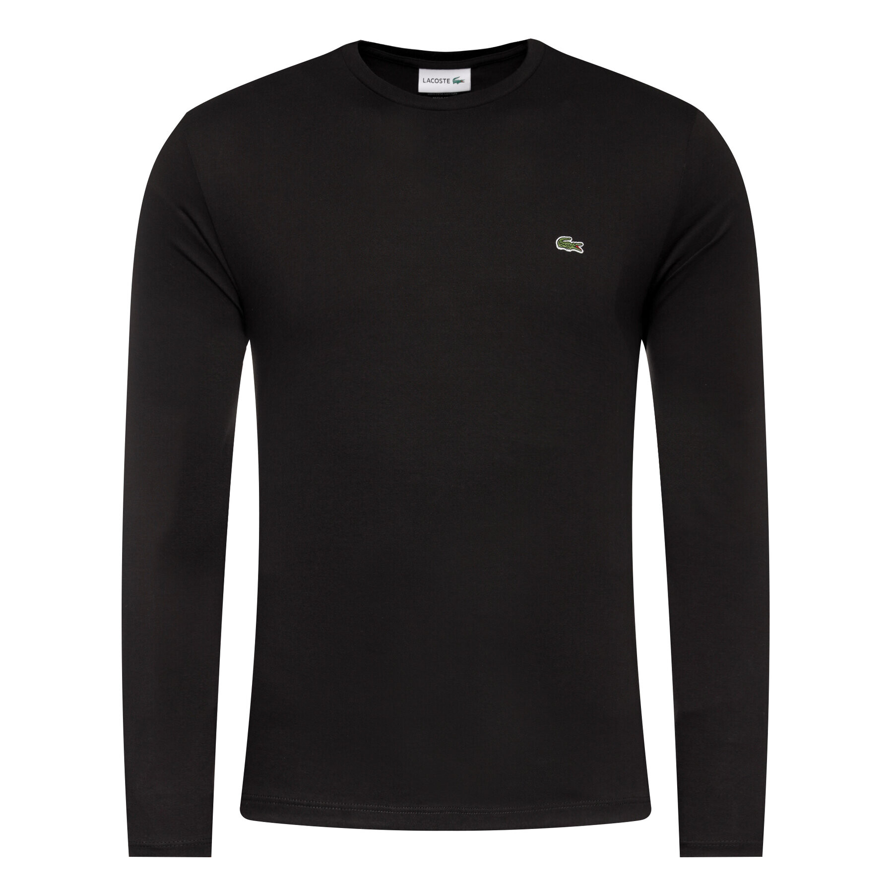 Lacoste Longsleeve TH6712 Negru Regular Fit - Pled.ro