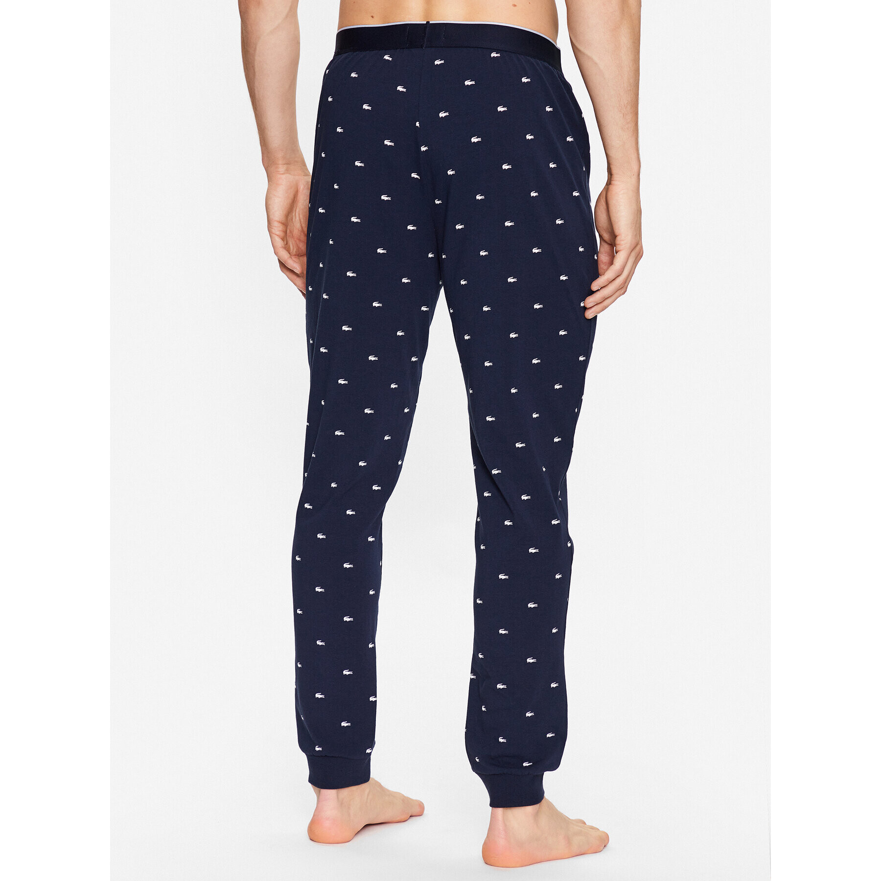 Lacoste Pantaloni pijama 3H3446 Bleumarin Regular Fit - Pled.ro