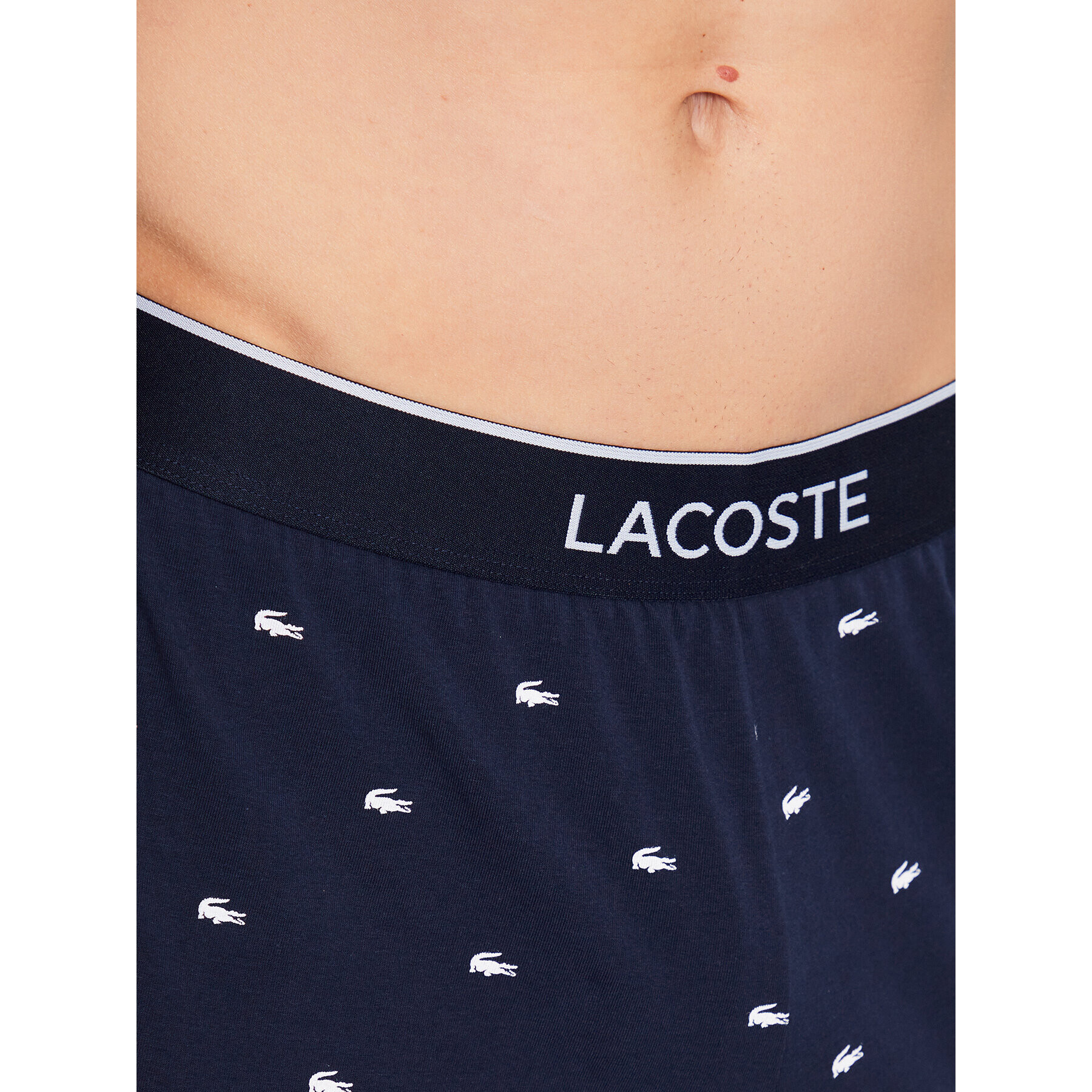 Lacoste Pantaloni pijama 3H3446 Bleumarin Regular Fit - Pled.ro