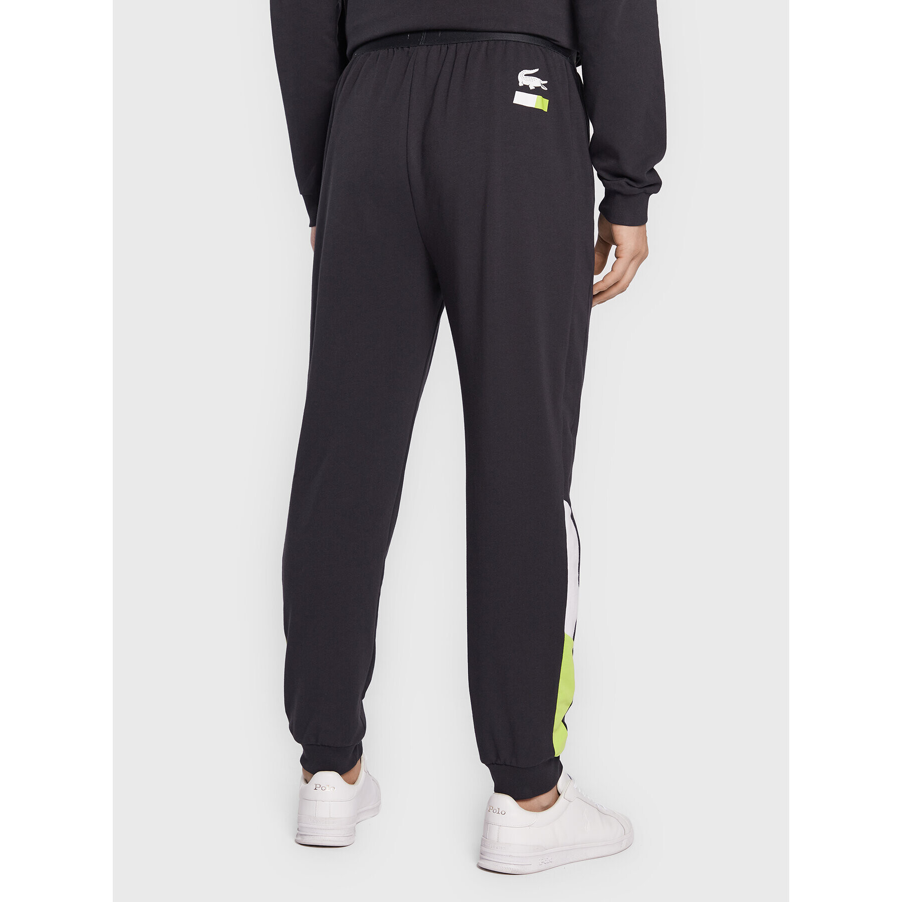 Lacoste Pantaloni pijama 3H9918 Negru Regular Fit - Pled.ro