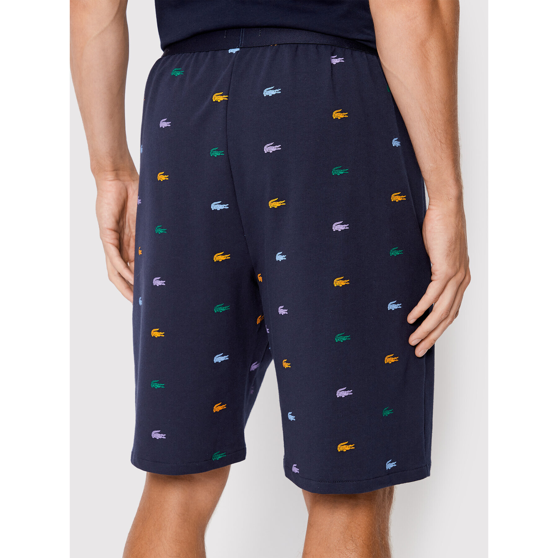 Lacoste Pantaloni scurți pijama GH3499 Bleumarin Regular Fit - Pled.ro