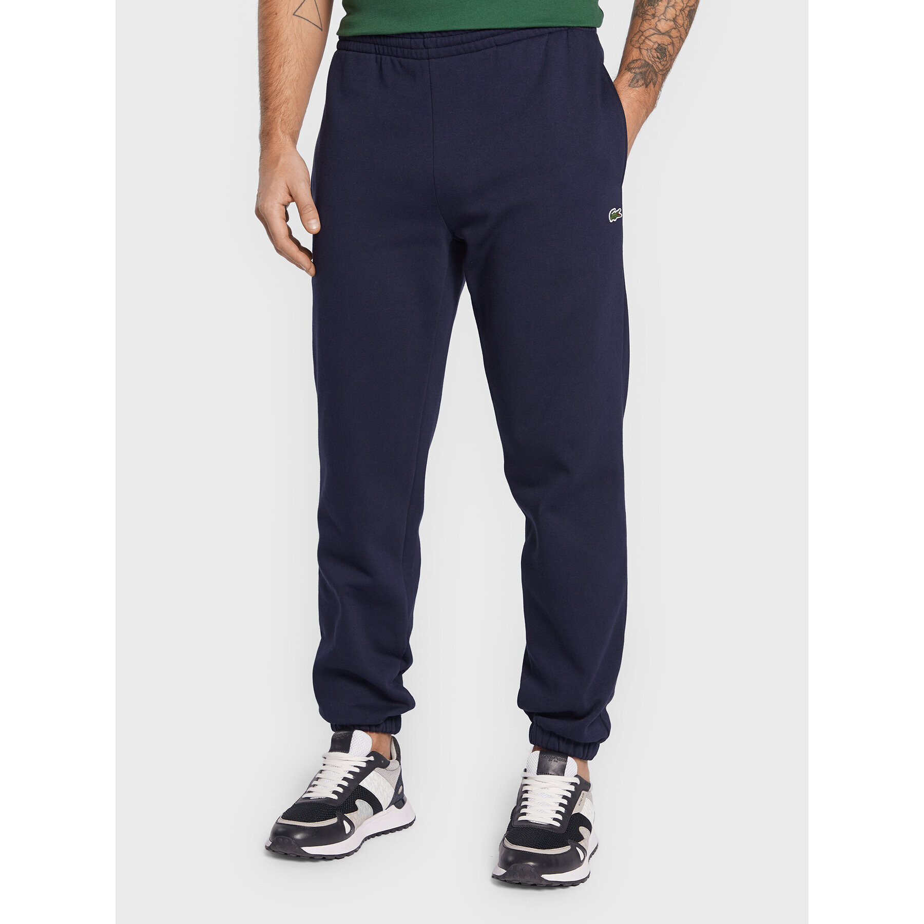 Lacoste Pantaloni trening XH9610 Bleumarin Regular Fit - Pled.ro