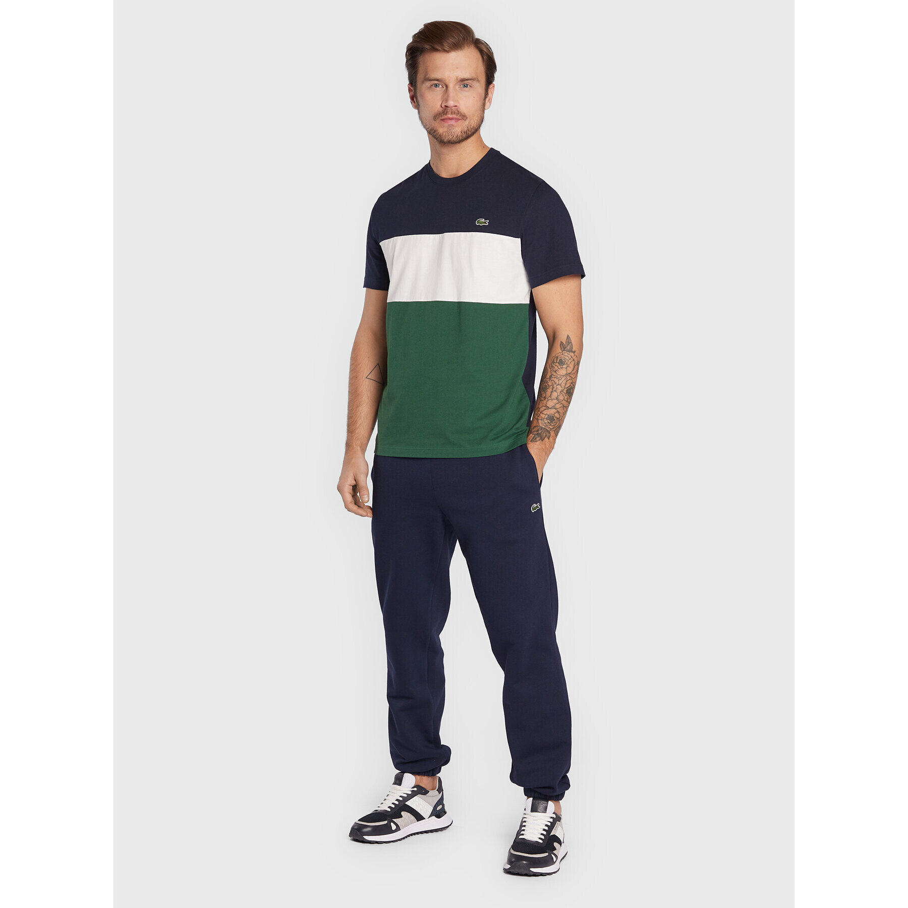 Lacoste Pantaloni trening XH9610 Bleumarin Regular Fit - Pled.ro