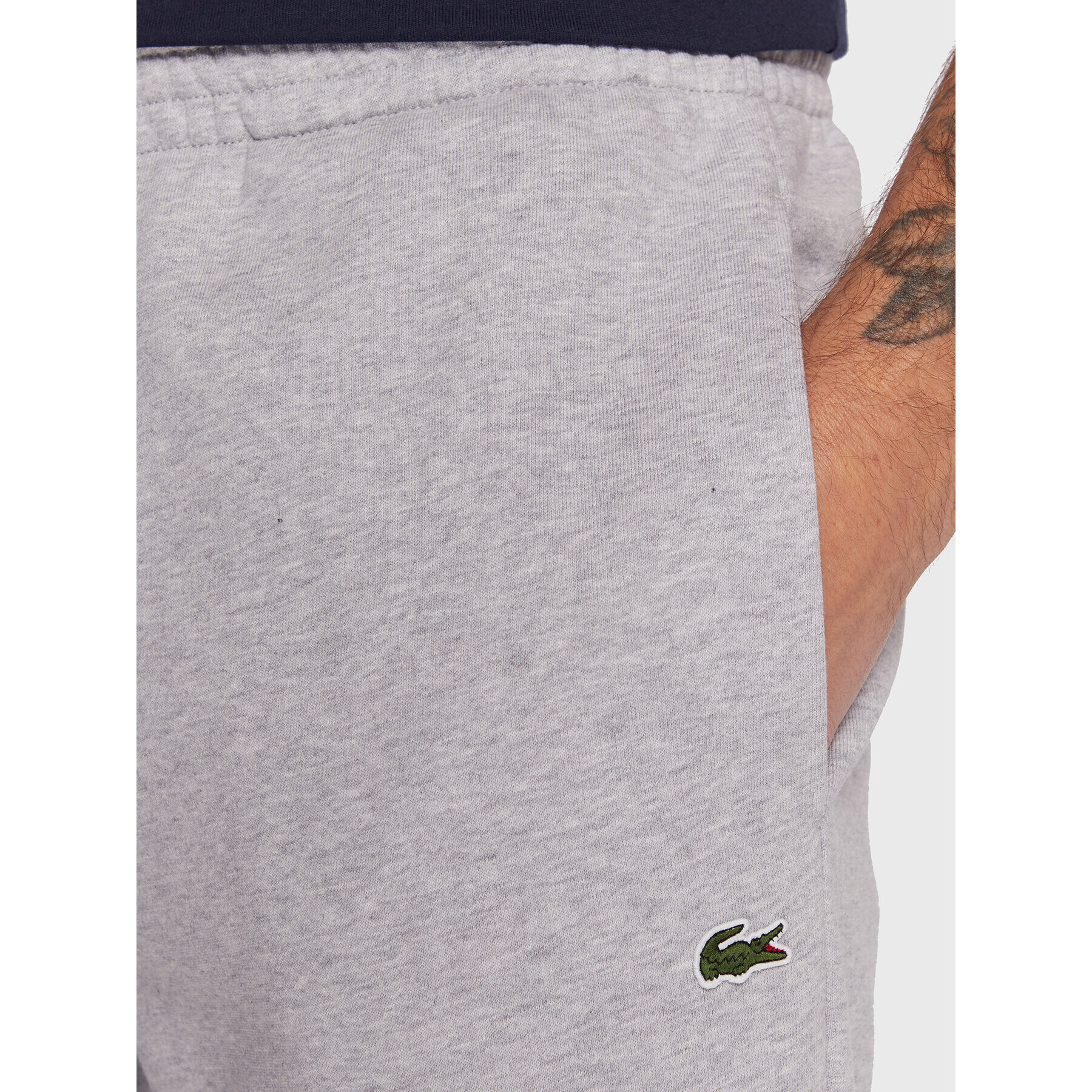 Lacoste Pantaloni trening XH9610 Gri Regular Fit - Pled.ro