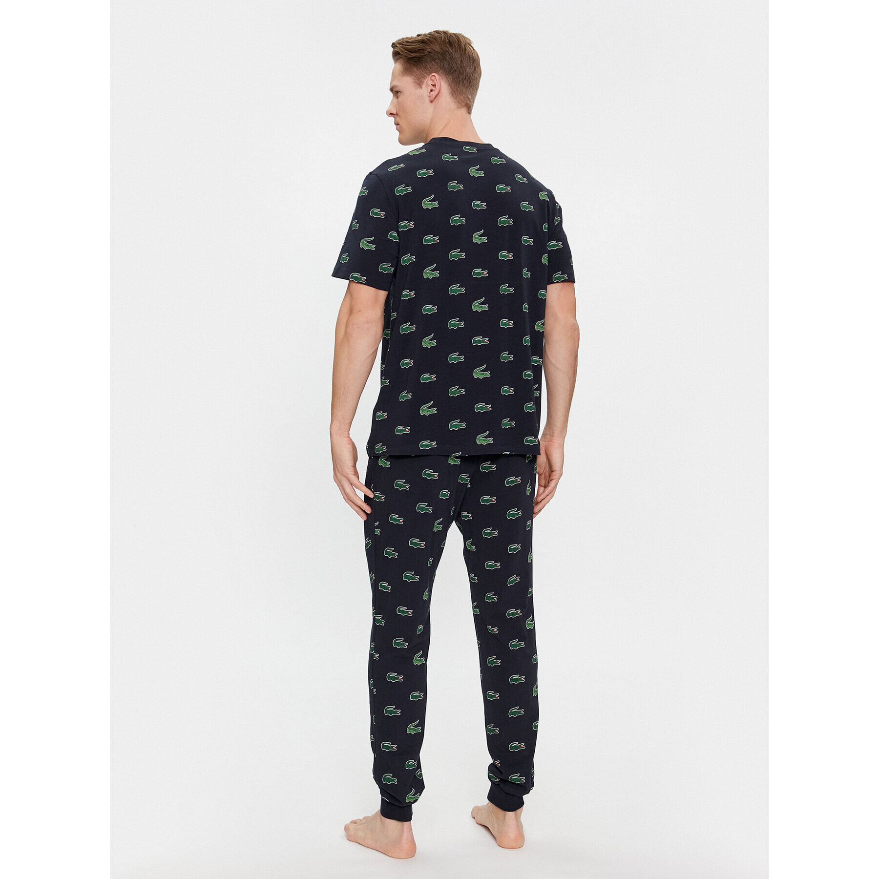 Lacoste Pijama 4H1505 Negru Regular Fit - Pled.ro