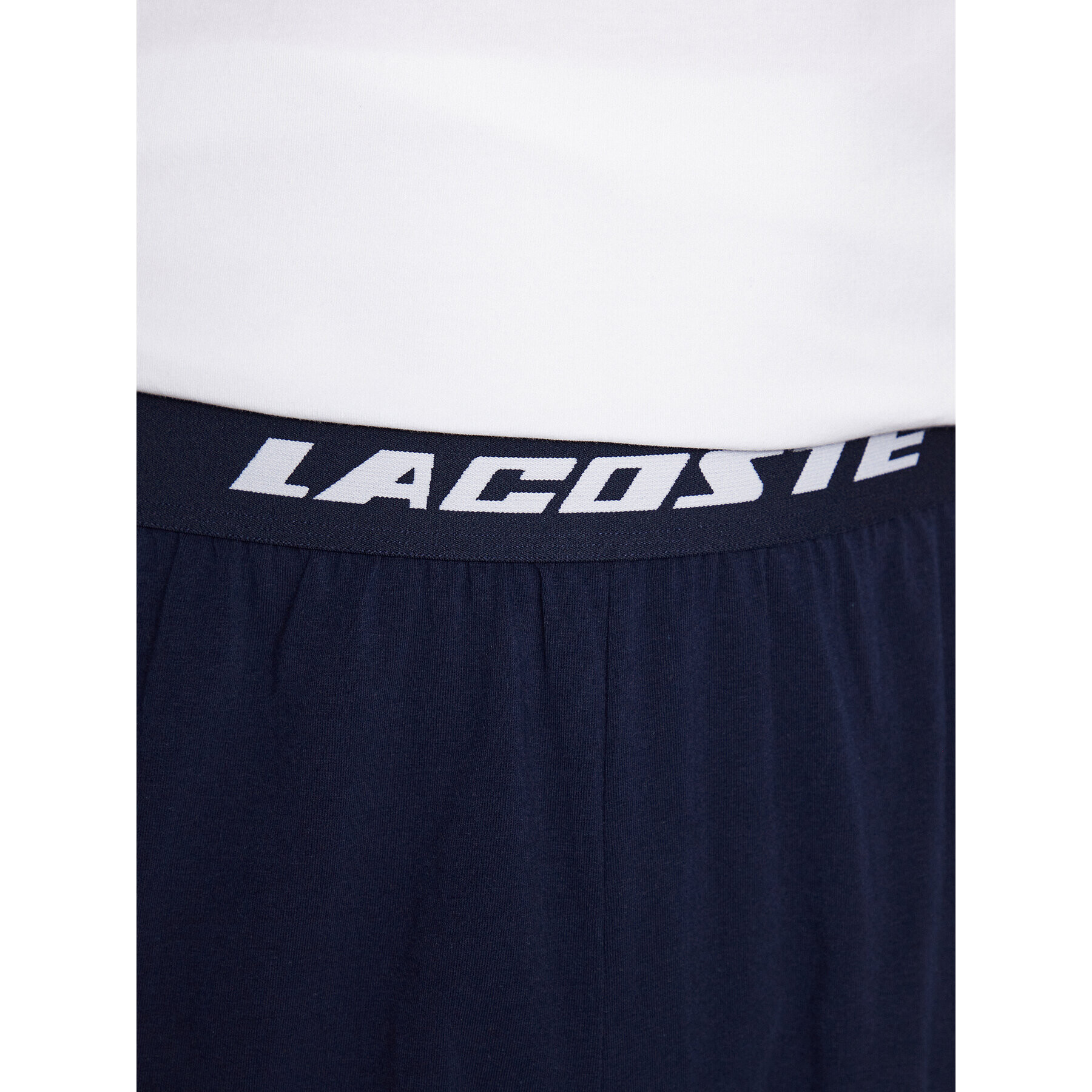 Lacoste Pijama 4H5949 Alb Regular Fit - Pled.ro