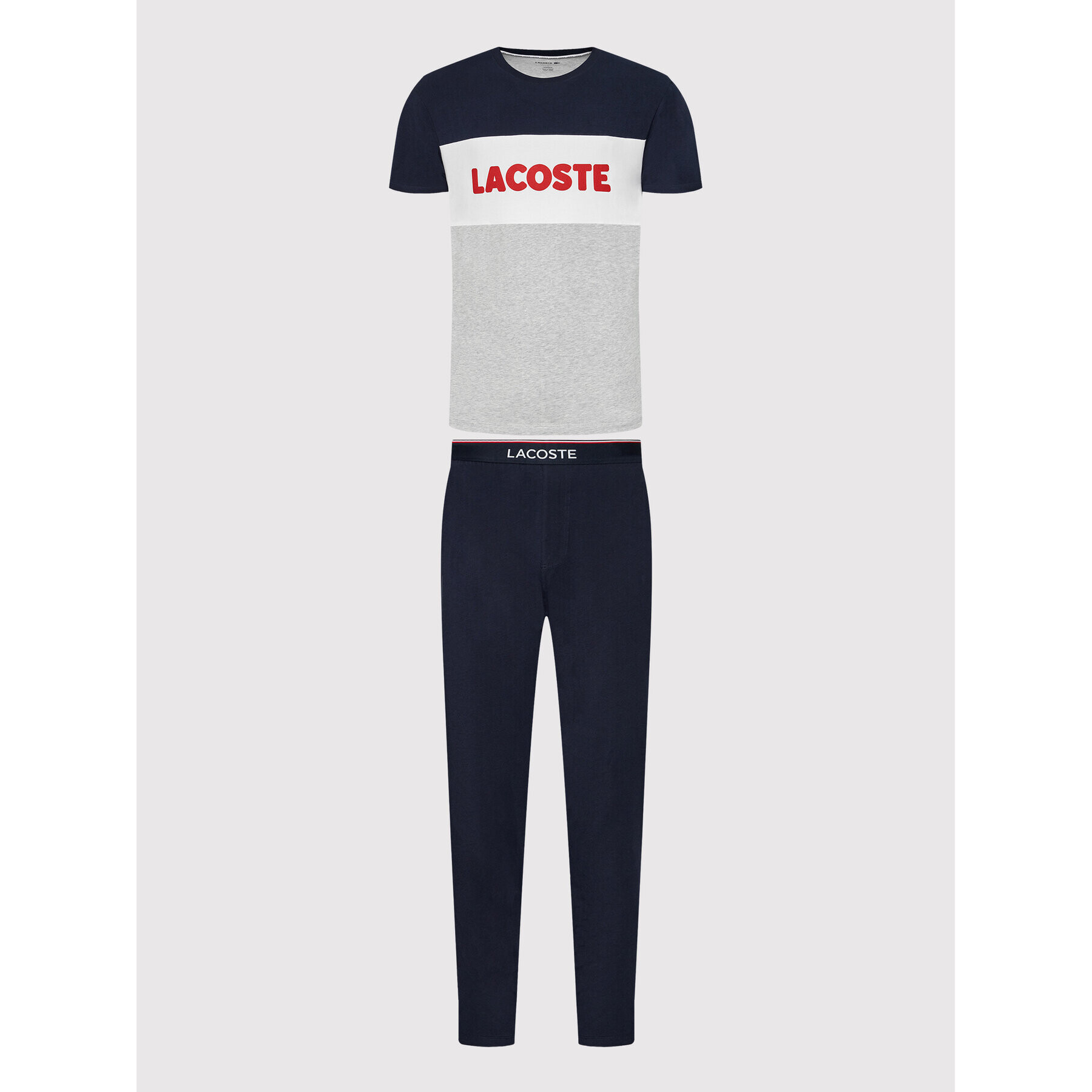 Lacoste Pijama 4H9925 Bleumarin Regular Fit - Pled.ro