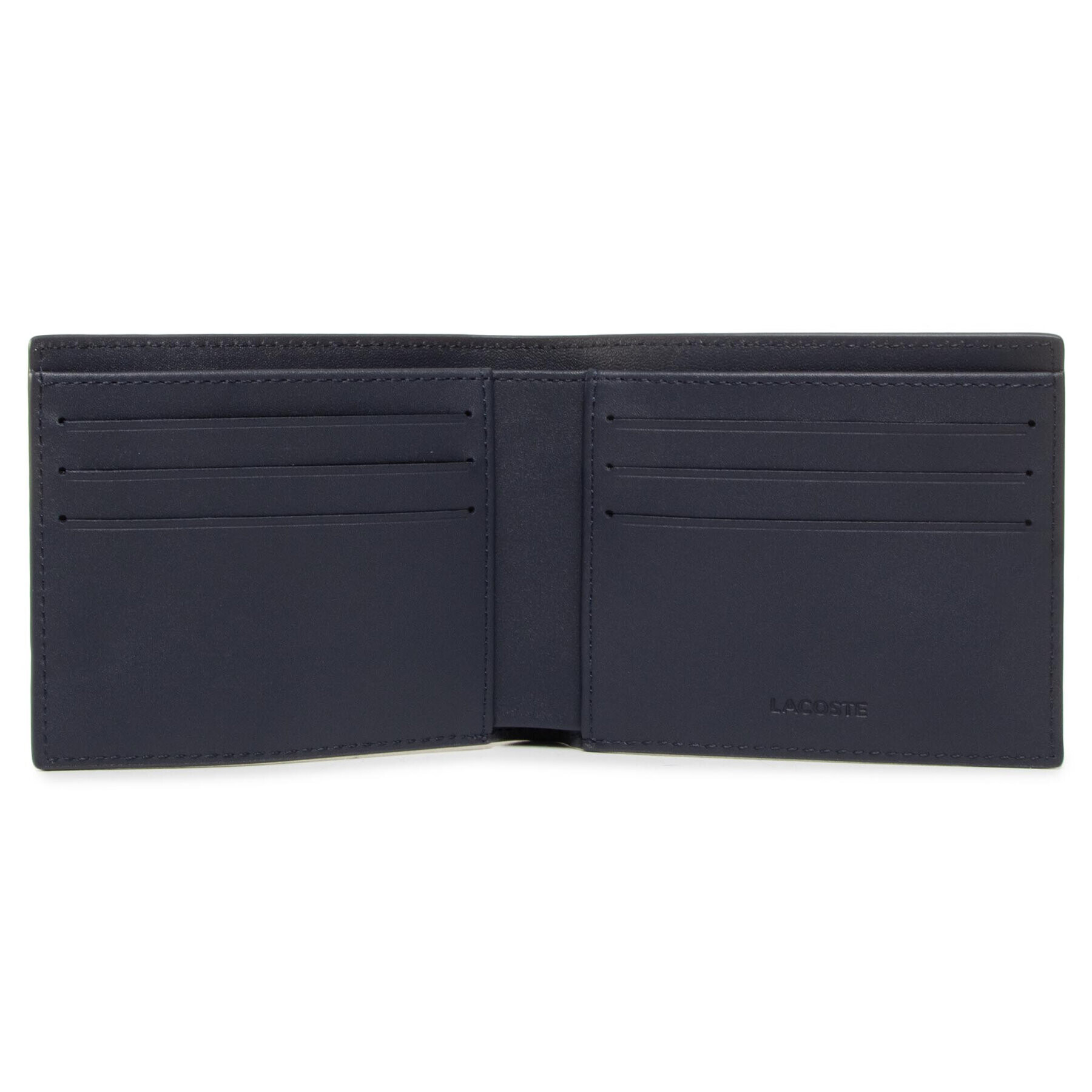 Lacoste Portofel Mare pentru Bărbați Small Billfold NH1115FG Bleumarin - Pled.ro