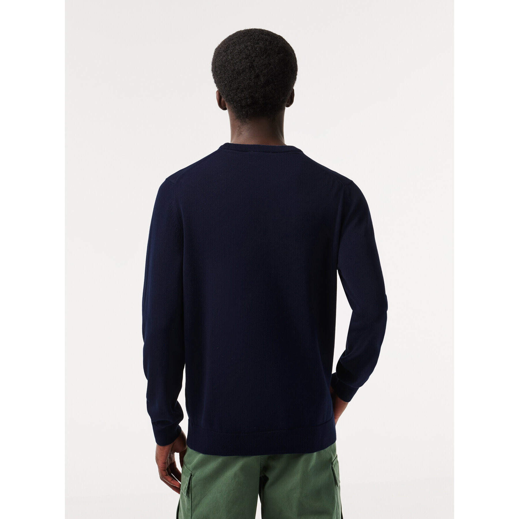 Lacoste Pulover AH1985-166 Bleumarin Regular Fit - Pled.ro