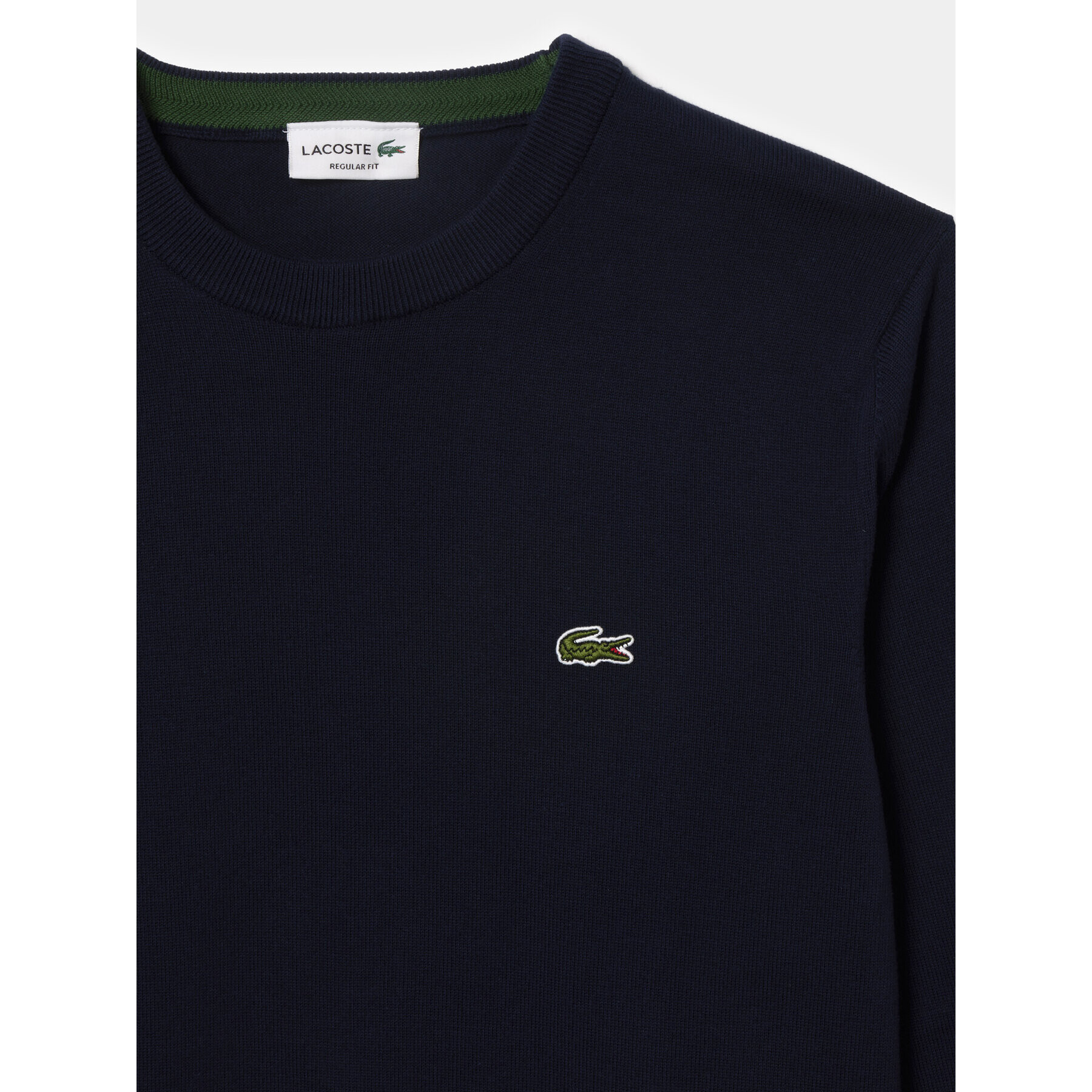 Lacoste Pulover AH1985-166 Bleumarin Regular Fit - Pled.ro