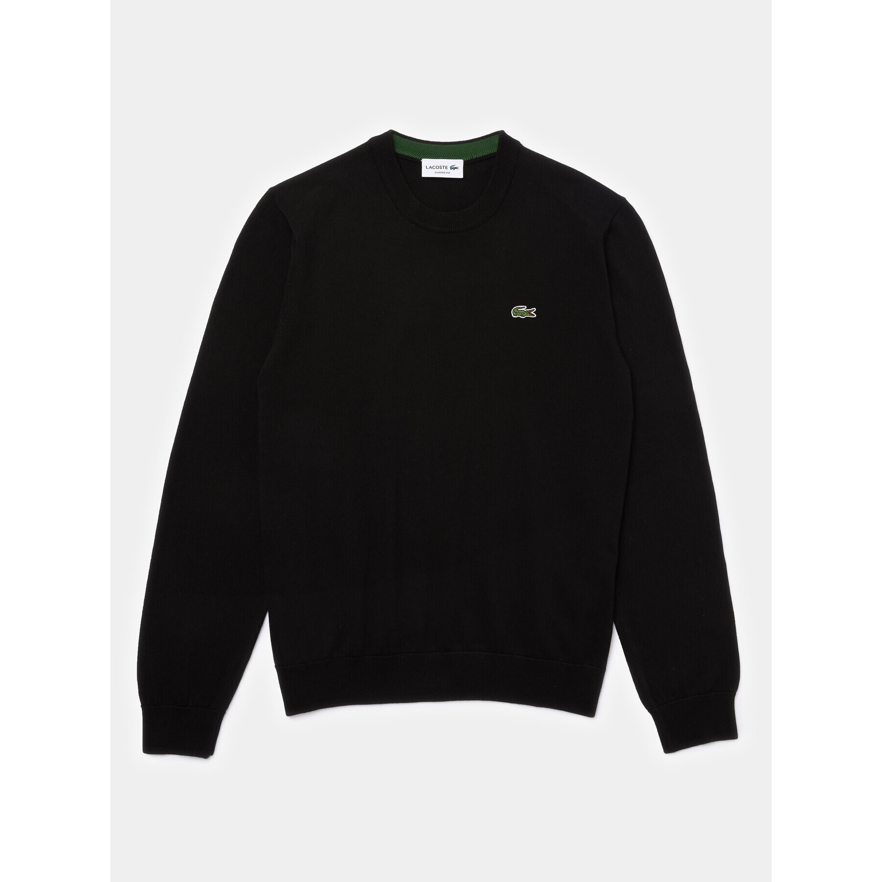 Lacoste Pulover AH1985 Negru Regular Fit - Pled.ro