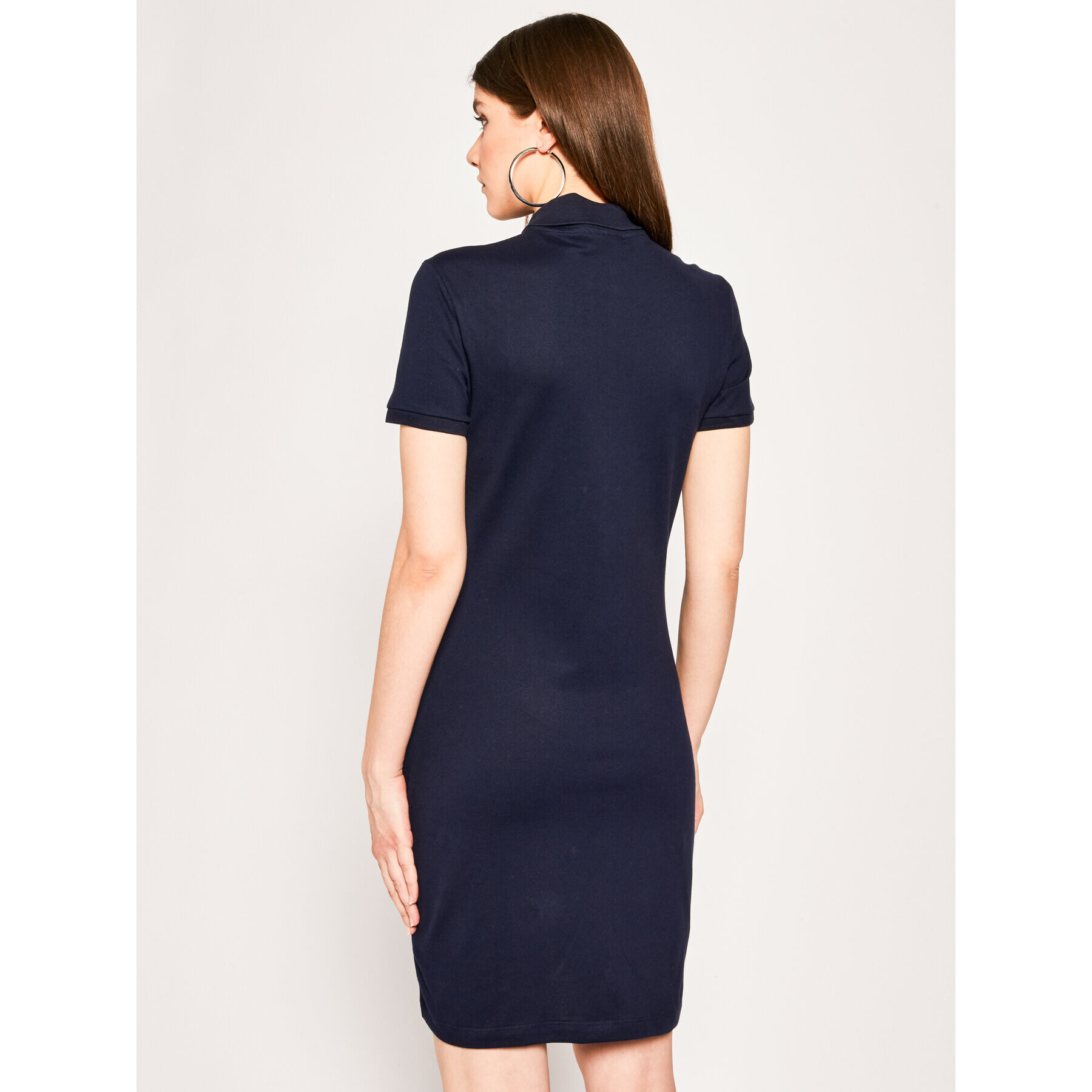 Lacoste Rochie de zi EF5473 Bleumarin Slim Fit - Pled.ro