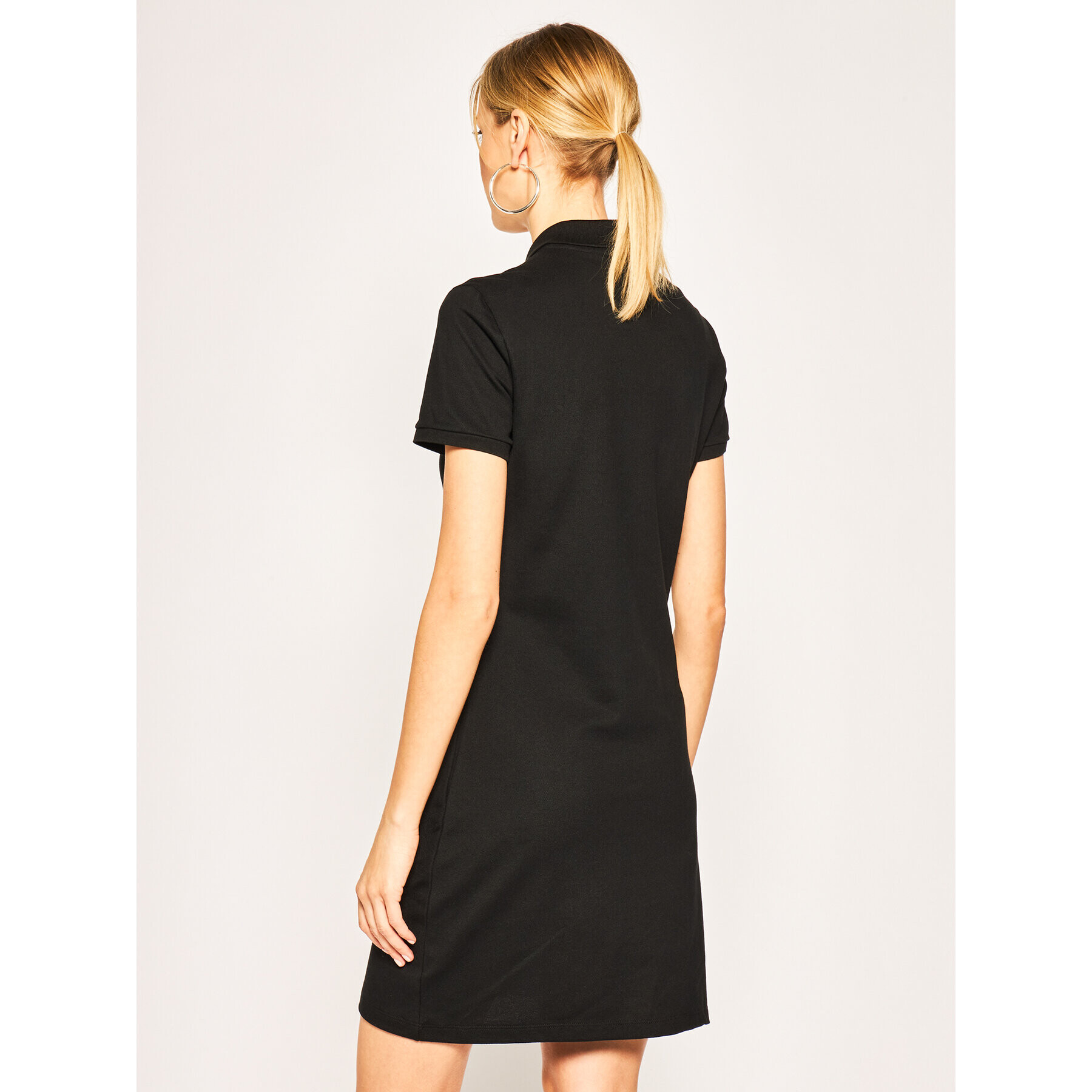 Lacoste Rochie de zi EF5473 Negru Slim Fit - Pled.ro