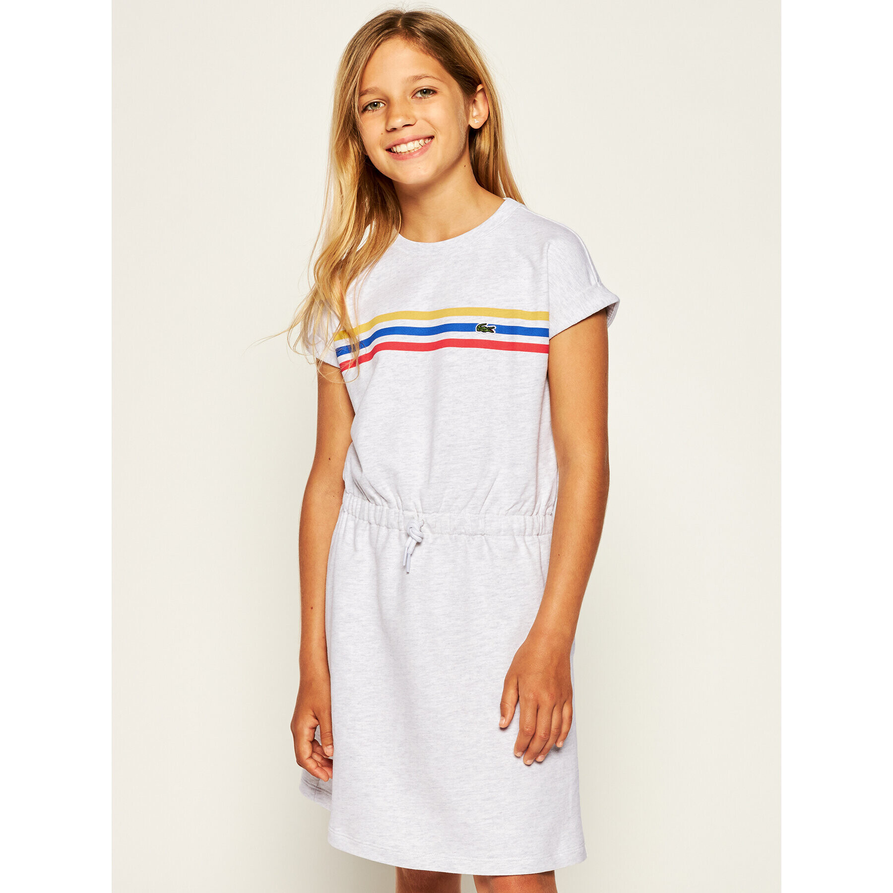 Lacoste Rochie de zi EJ4999 Gri Regular Fit - Pled.ro