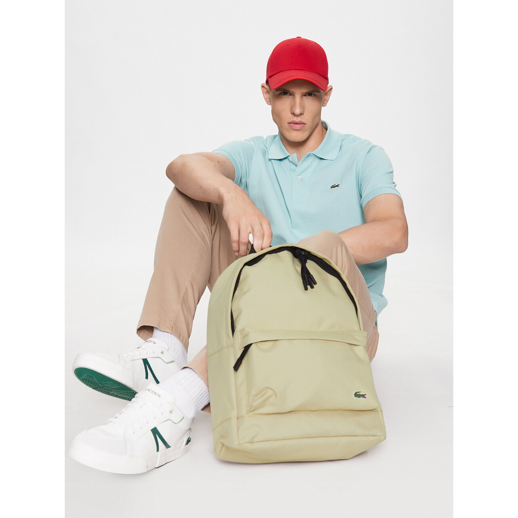 Lacoste Rucsac Backpack NH4099NE Bej - Pled.ro