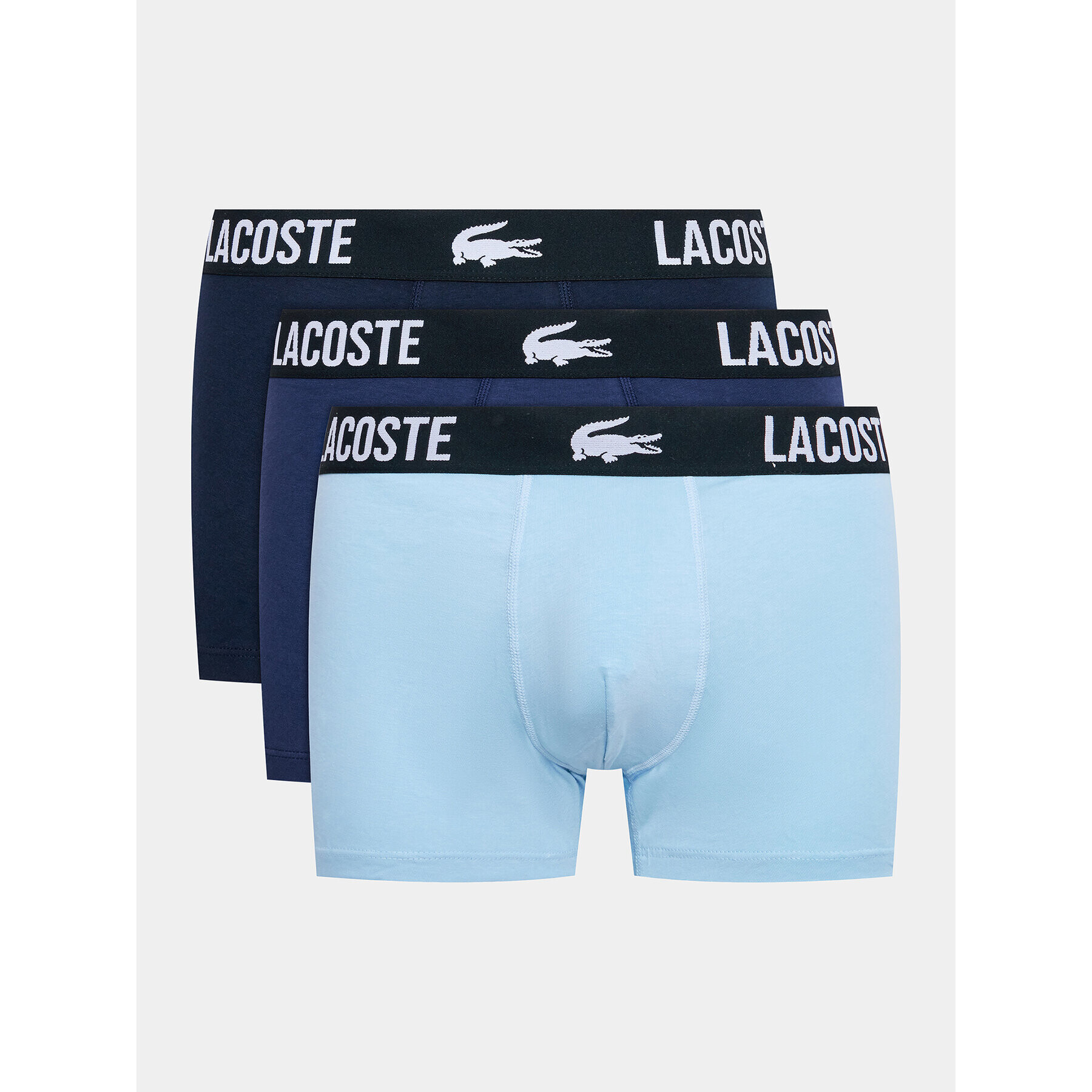 Lacoste Set 3 perechi de boxeri 5H1309 Bleumarin - Pled.ro