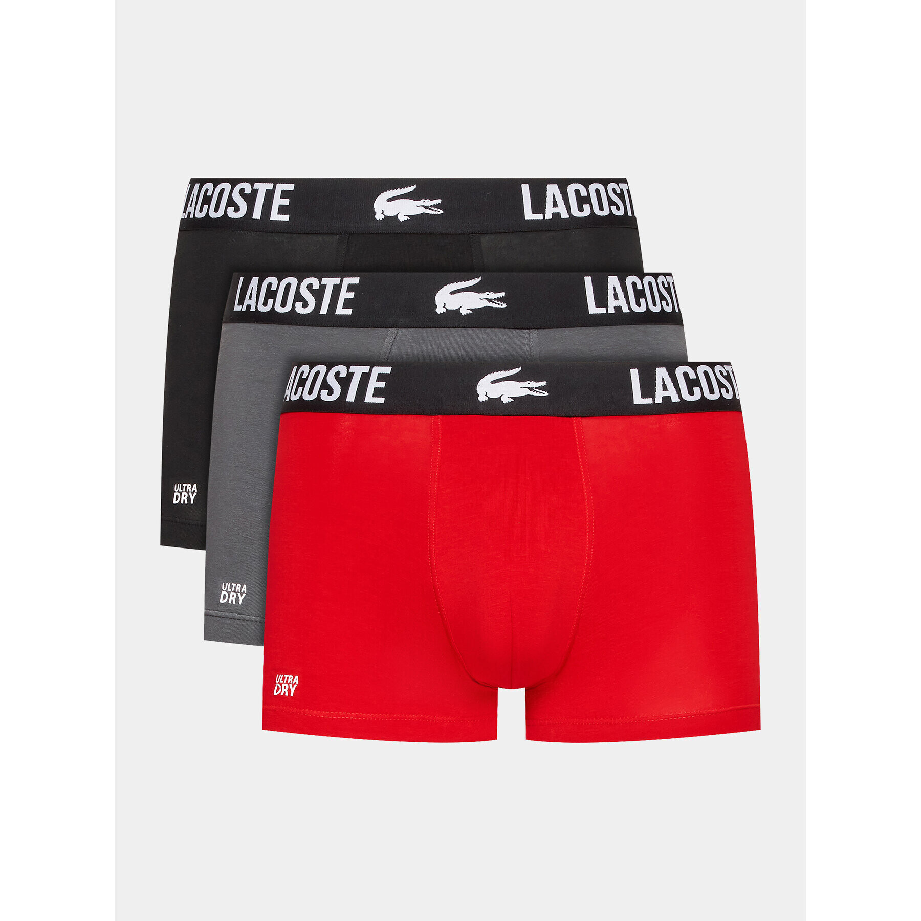 Lacoste Set 3 perechi de boxeri 5H1309 Negru - Pled.ro