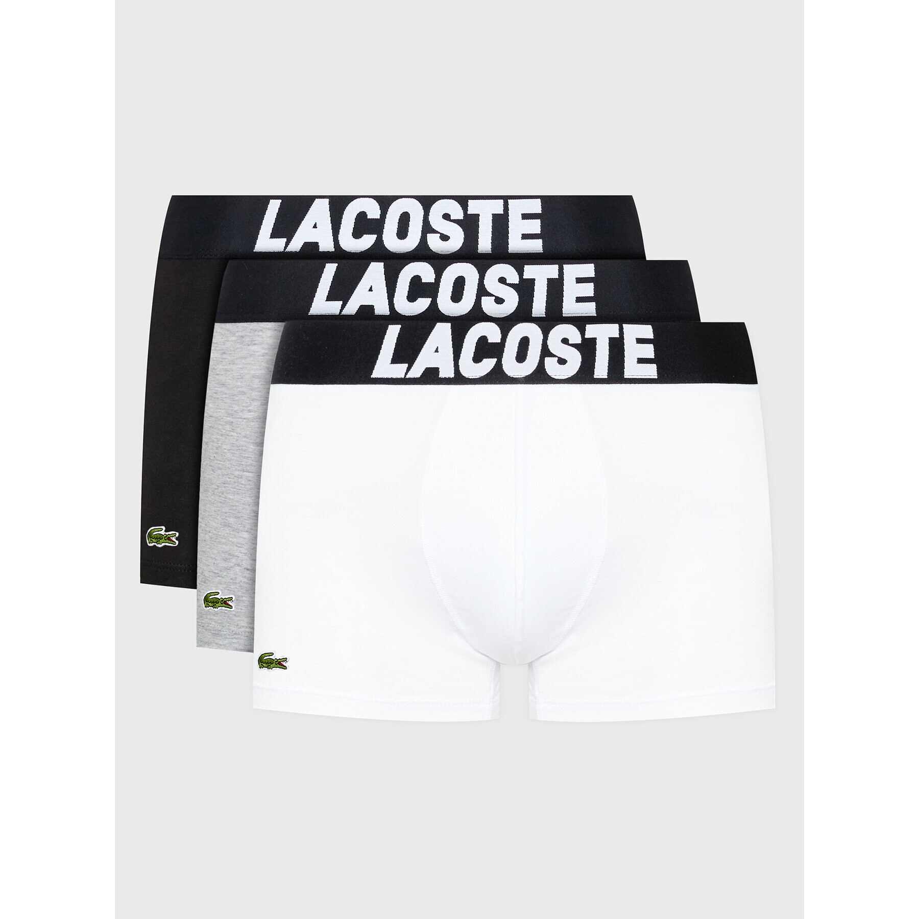 Lacoste Set 3 perechi de boxeri 5H2083 Colorat - Pled.ro