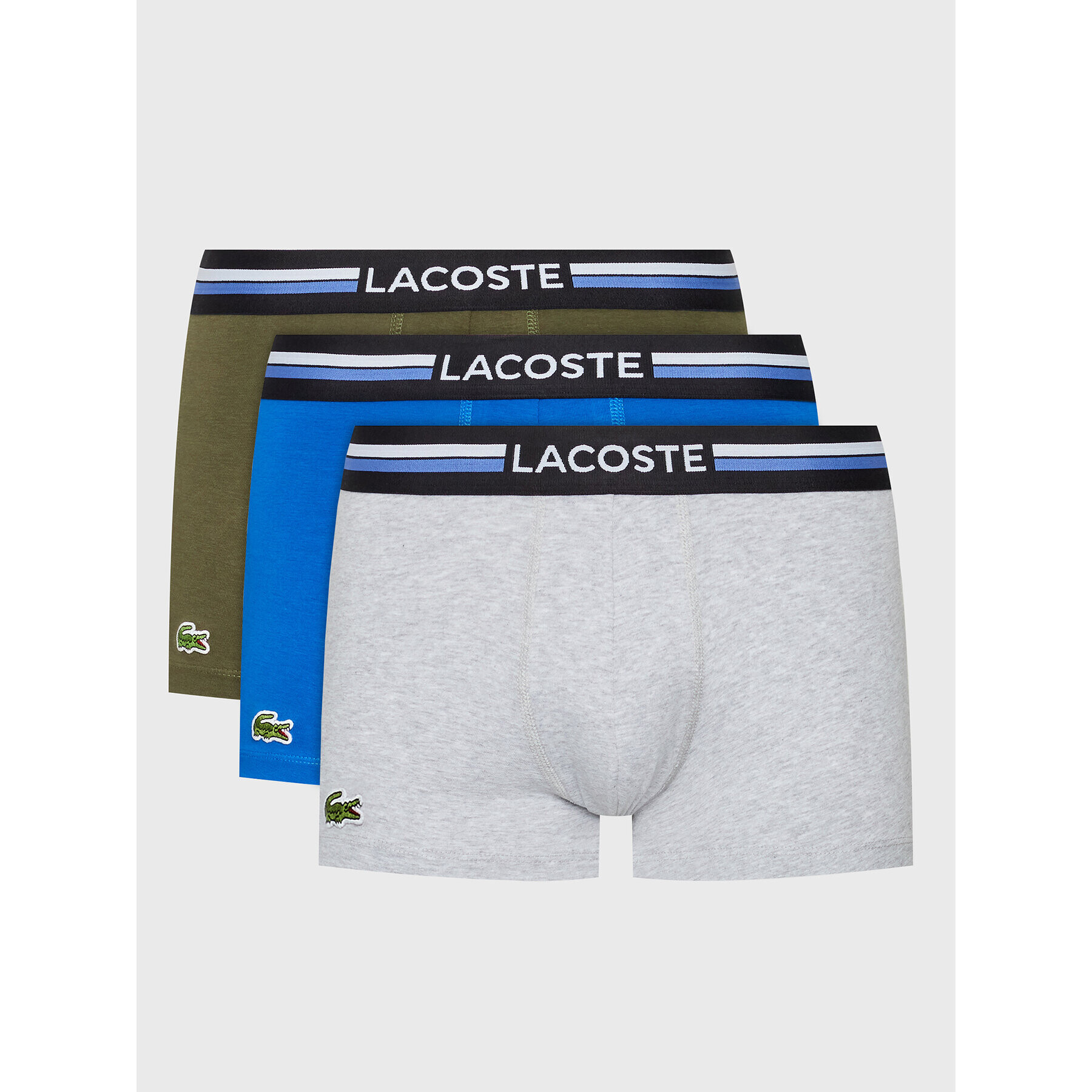 Lacoste Set 3 perechi de boxeri 5H3386 Colorat - Pled.ro