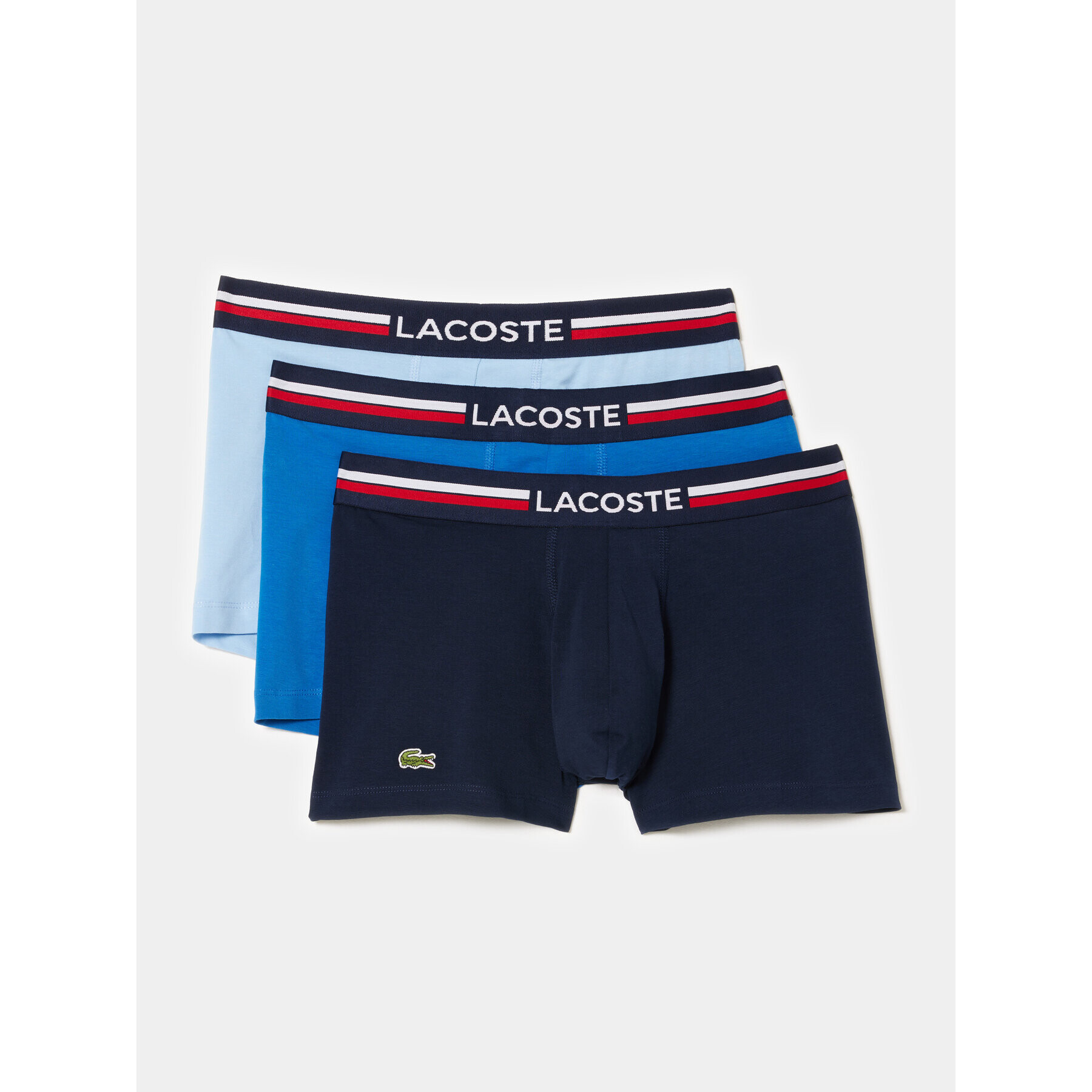 Lacoste Set 3 perechi de boxeri 5H3386 Colorat - Pled.ro