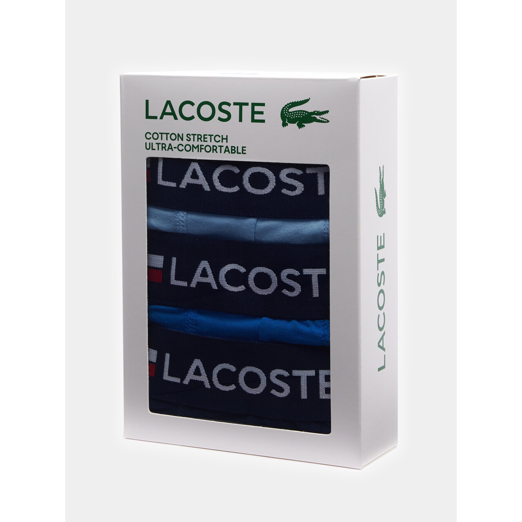 Lacoste Set 3 perechi de boxeri 5H3386 Colorat - Pled.ro