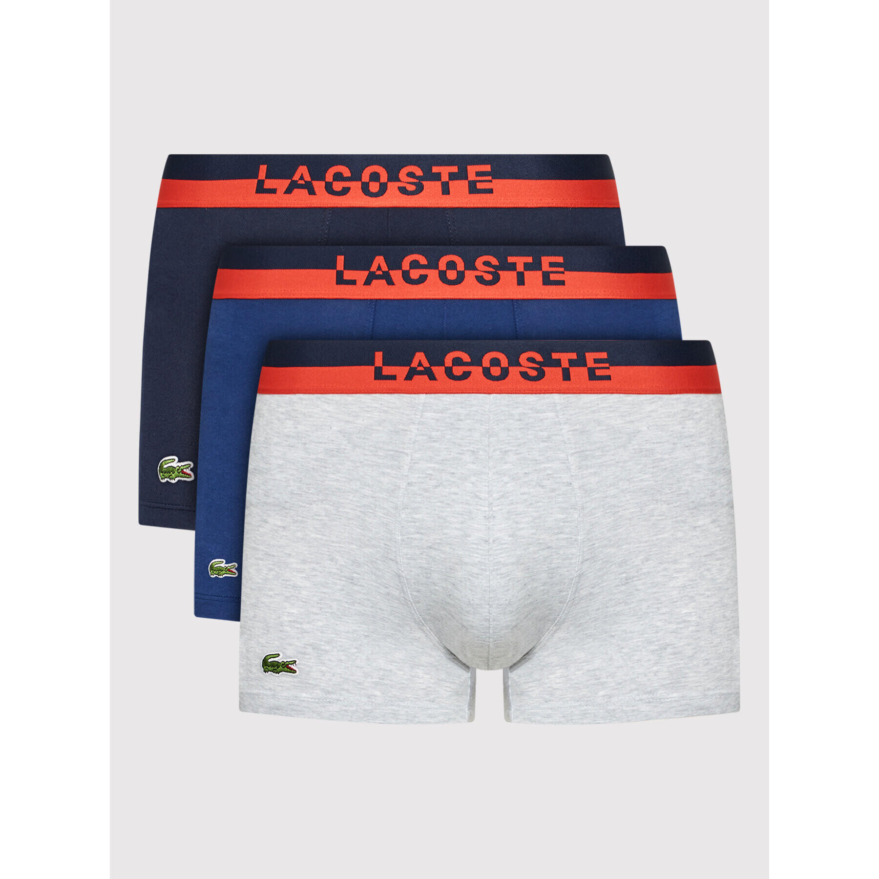 Lacoste Set 3 perechi de boxeri 5H3388 Colorat - Pled.ro