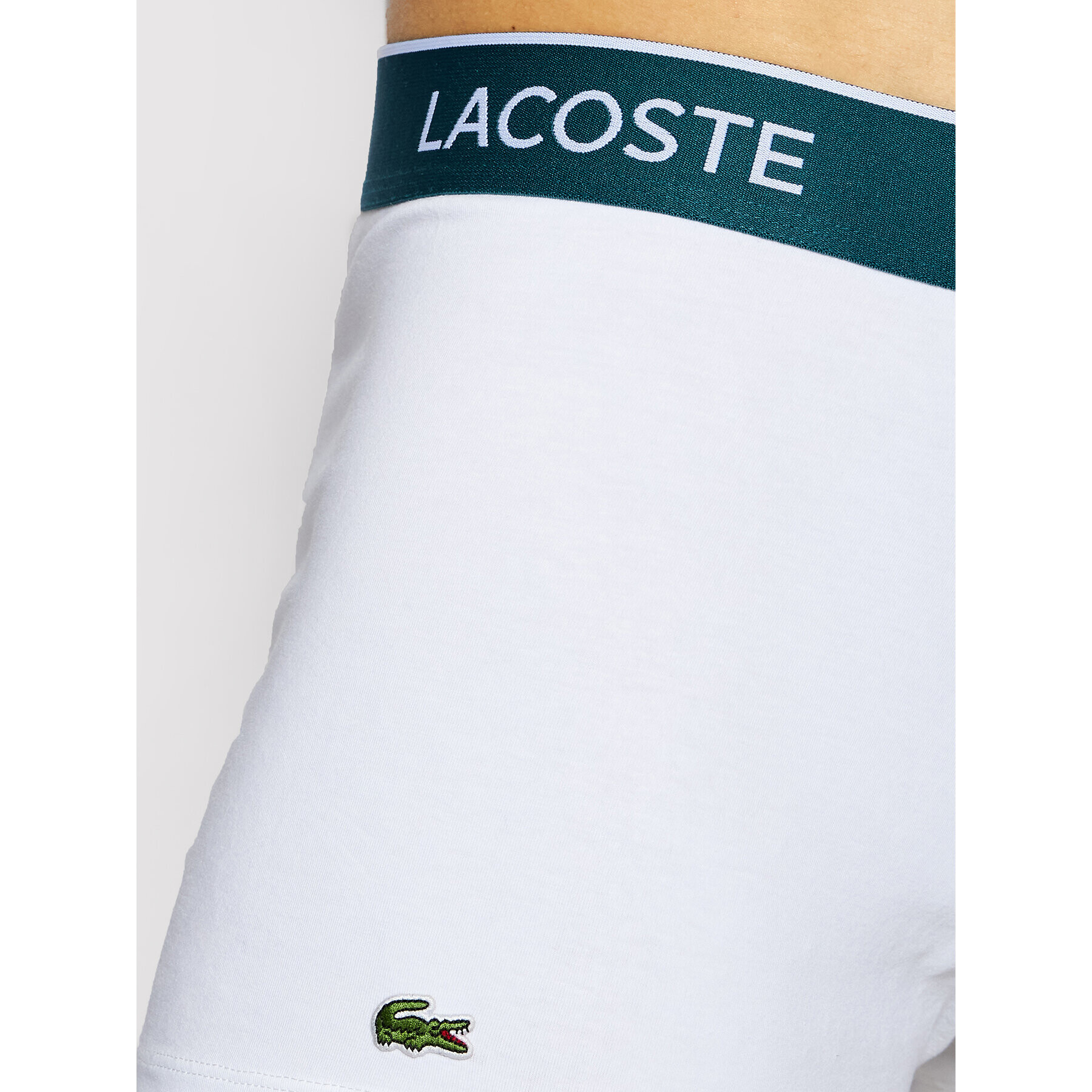 Lacoste Set 3 perechi de boxeri 5H3389 Alb - Pled.ro