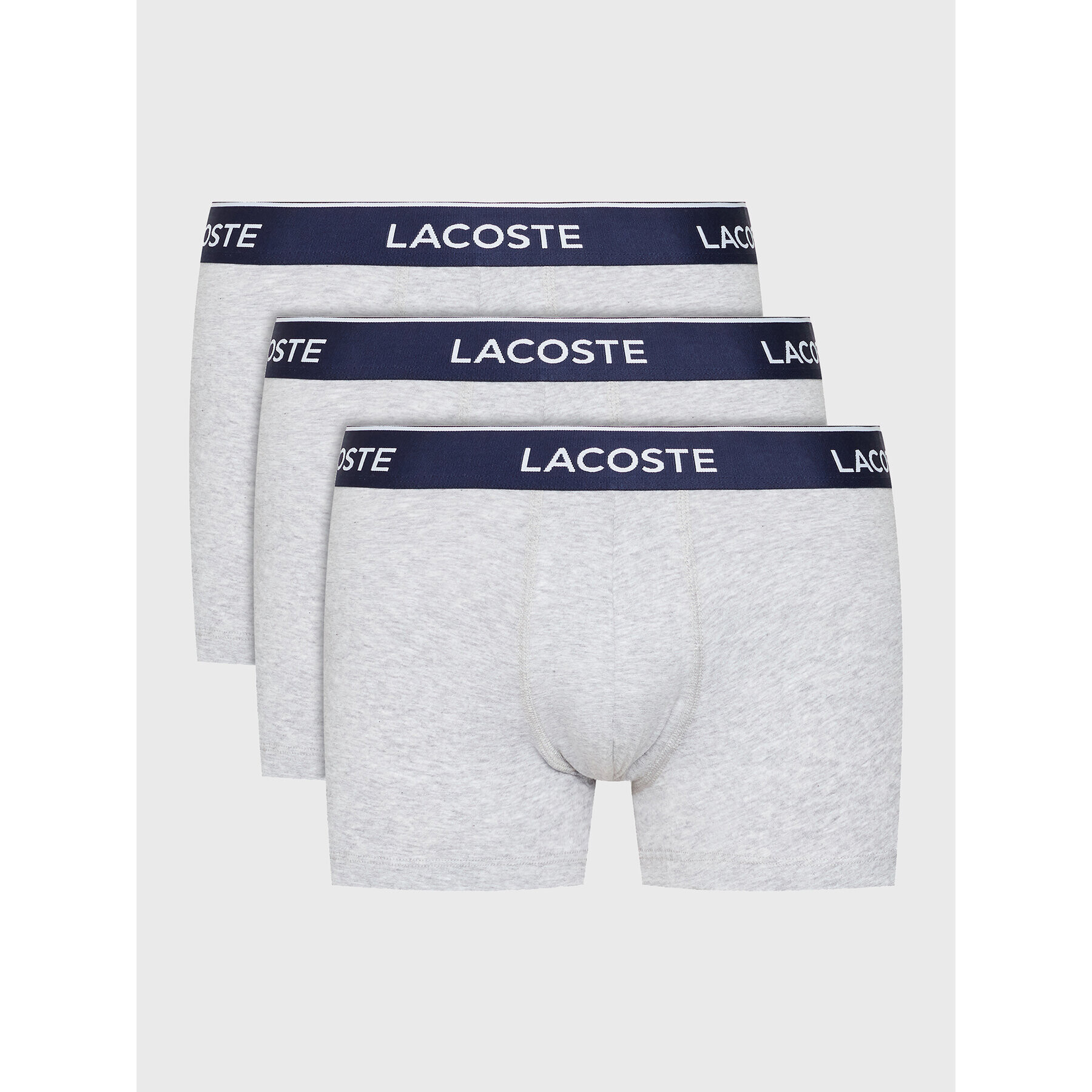 Lacoste Set 3 perechi de boxeri 5H3389 Gri - Pled.ro