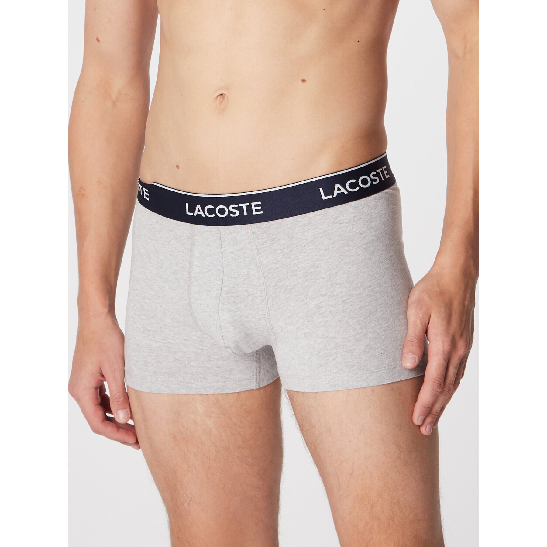 Lacoste Set 3 perechi de boxeri 5H3389 Gri - Pled.ro