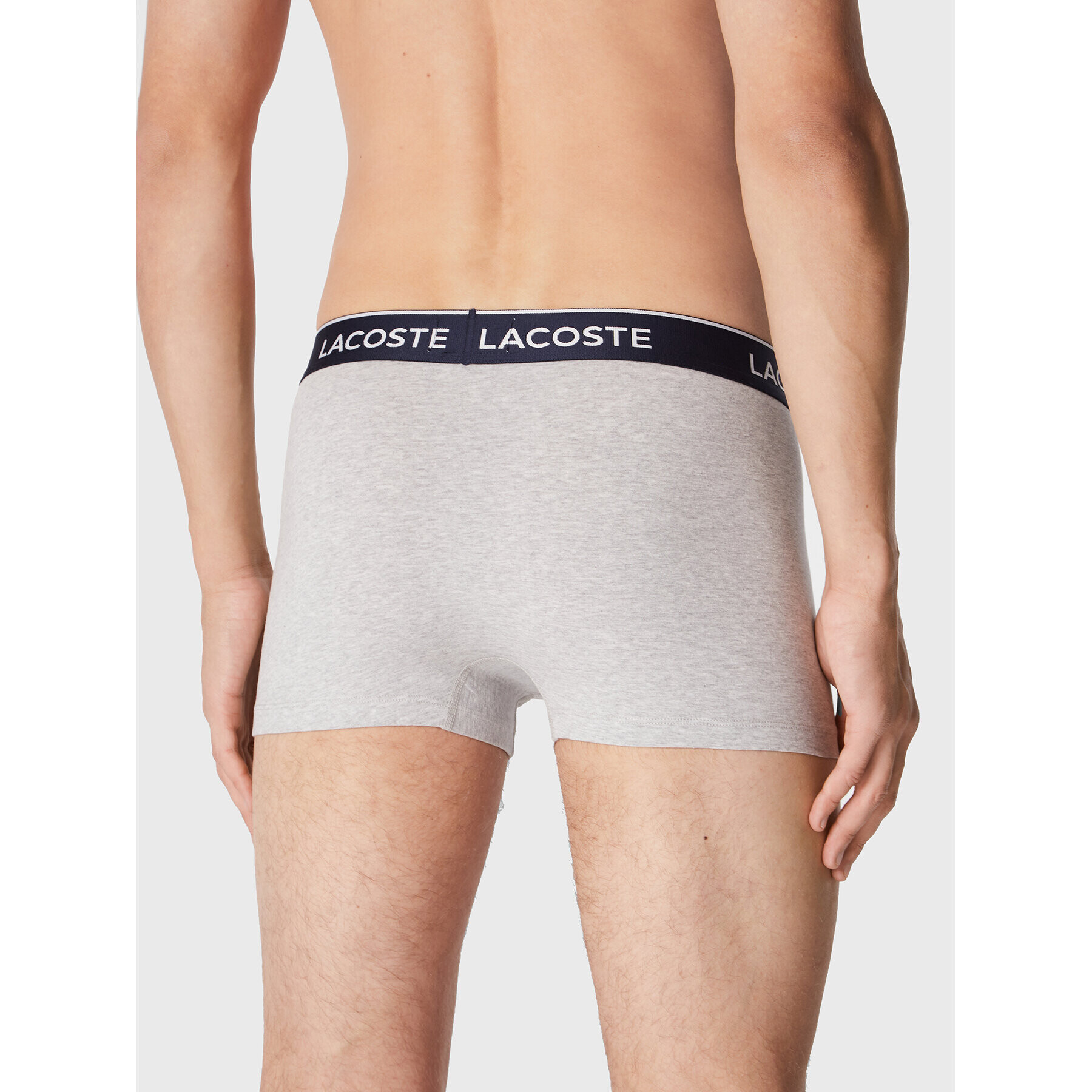 Lacoste Set 3 perechi de boxeri 5H3389 Gri - Pled.ro