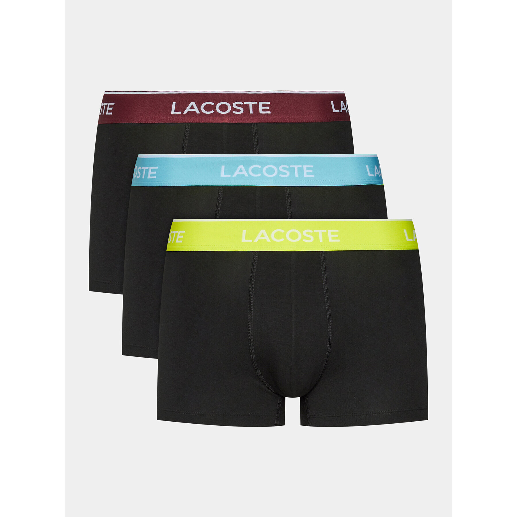 Lacoste Set 3 perechi de boxeri 5H3401 Colorat - Pled.ro