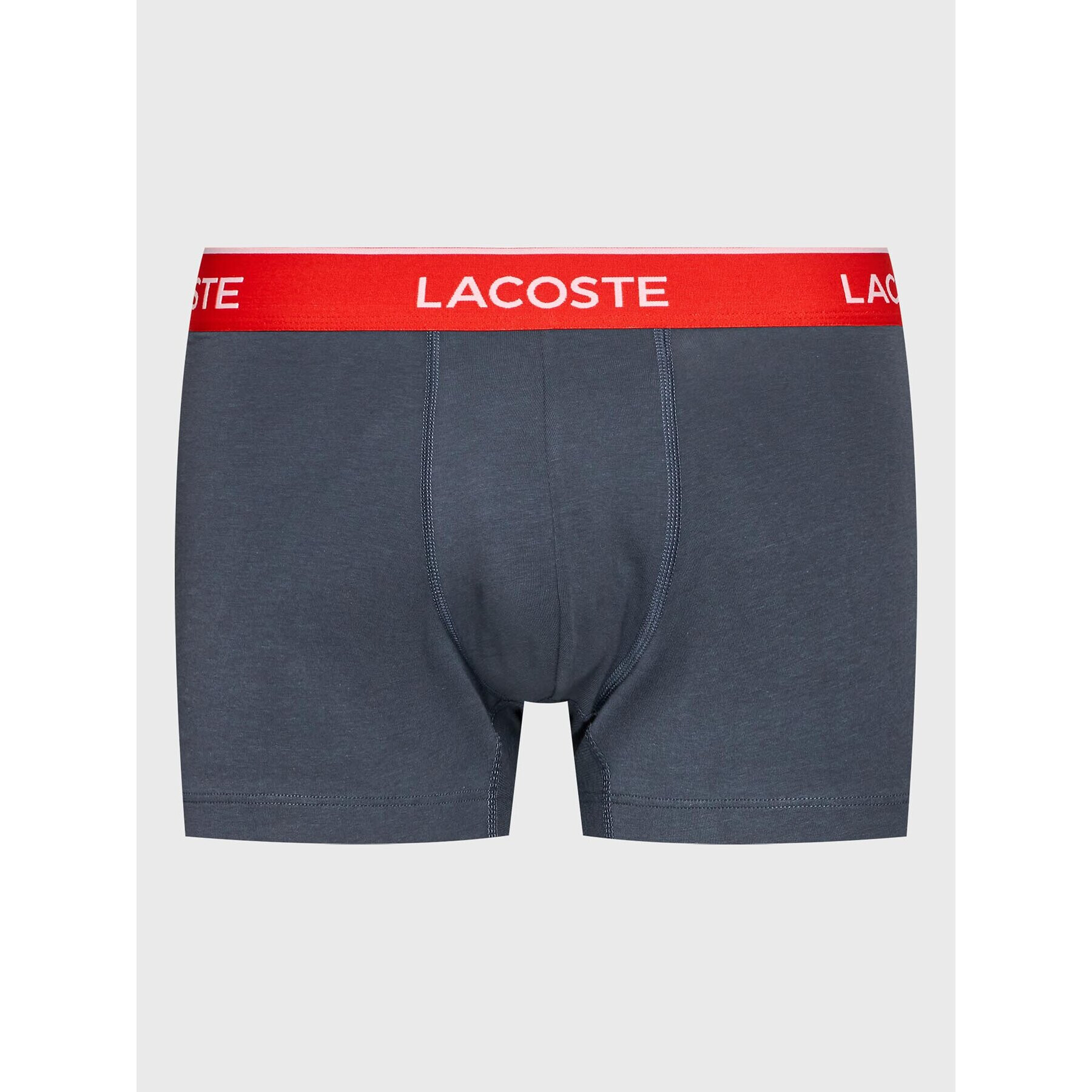 Lacoste Set 3 perechi de boxeri 5H3401 Gri - Pled.ro