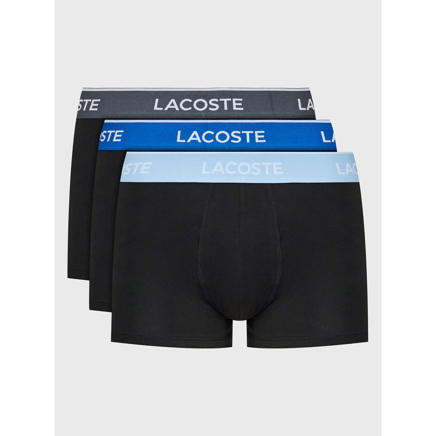 Lacoste Set 3 perechi de boxeri 5H3401 Negru - Pled.ro