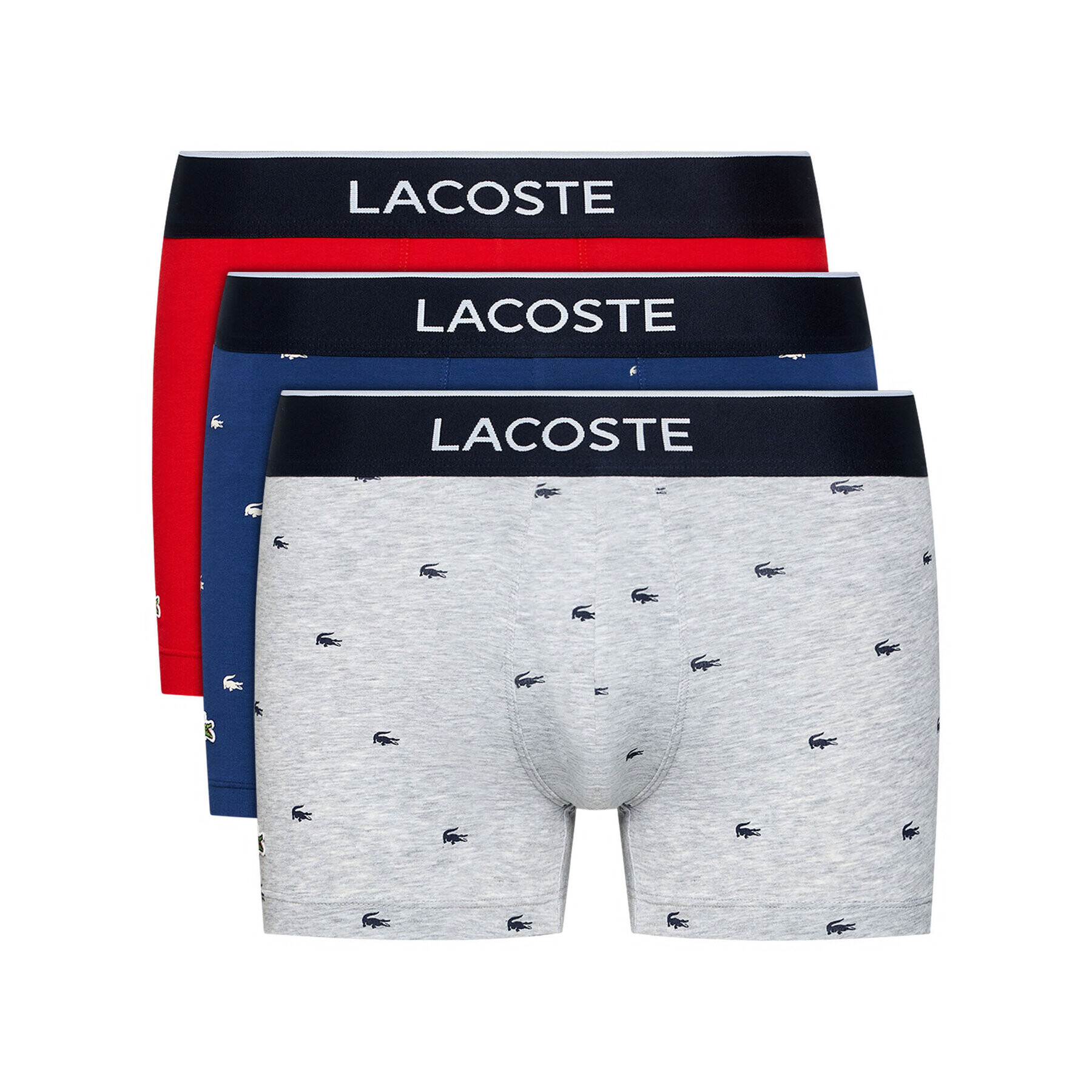 Lacoste Set 3 perechi de boxeri 5H3411 Colorat - Pled.ro