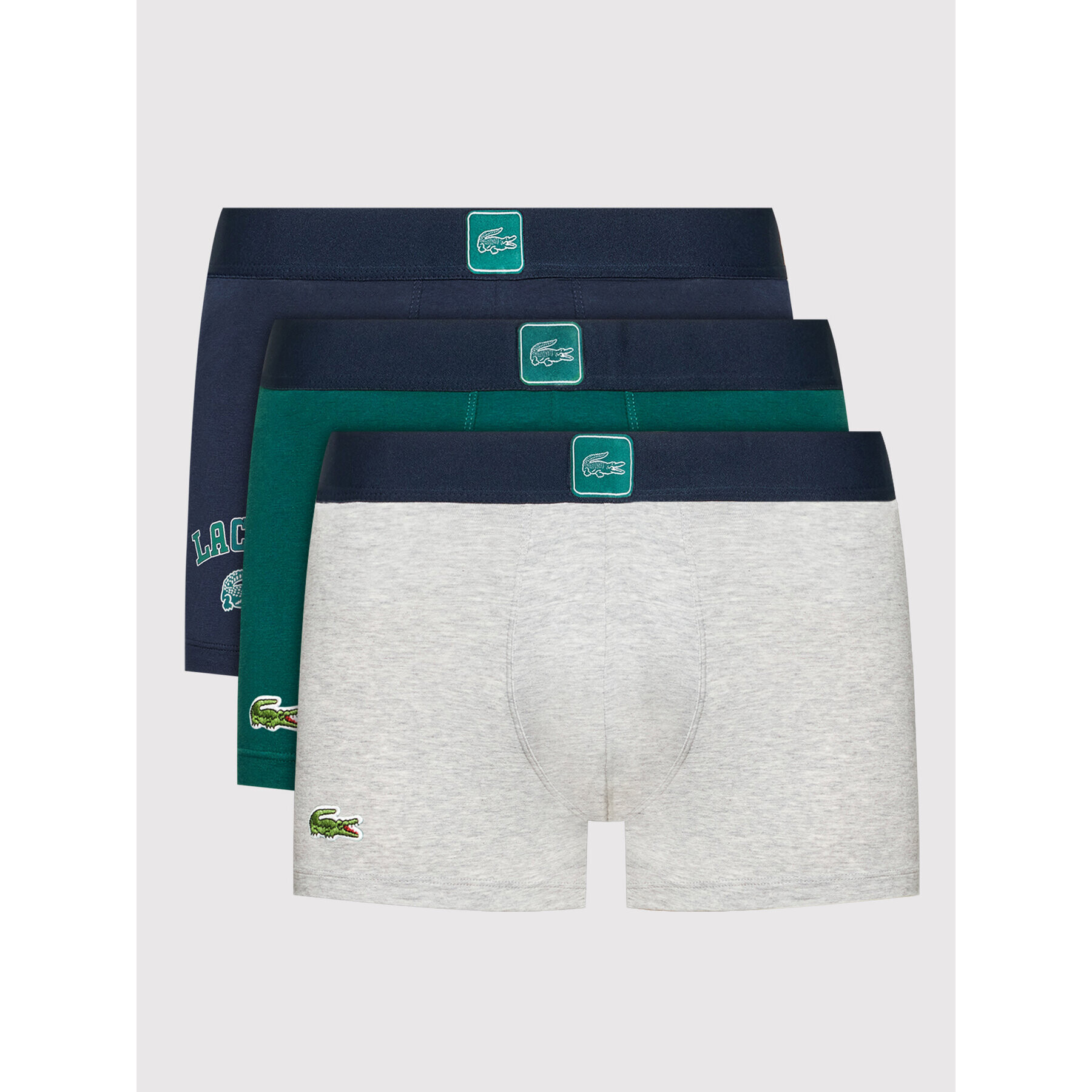 Lacoste Set 3 perechi de boxeri 5H7584 Colorat - Pled.ro