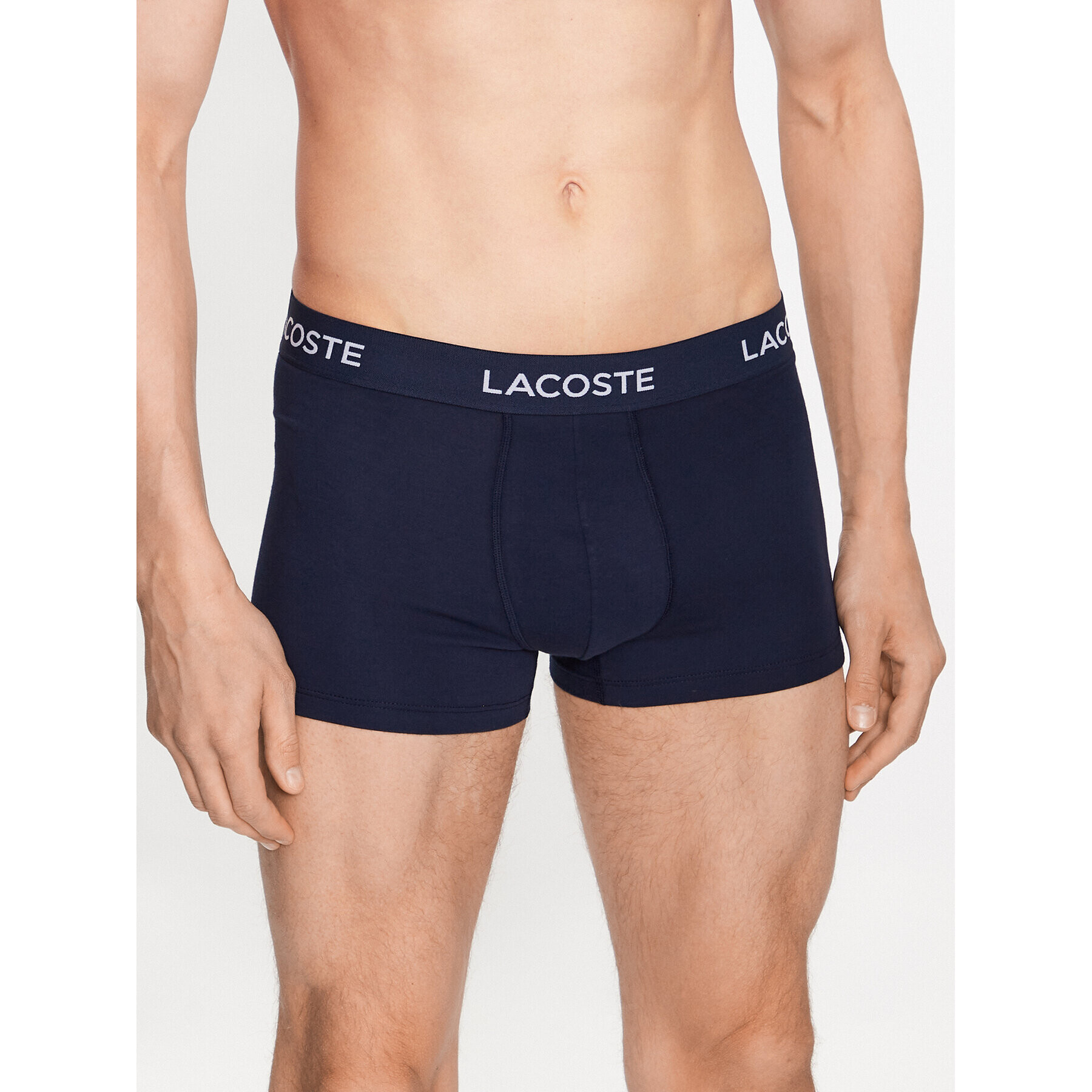 Lacoste Set 3 perechi de boxeri 5H7686 Bleumarin - Pled.ro