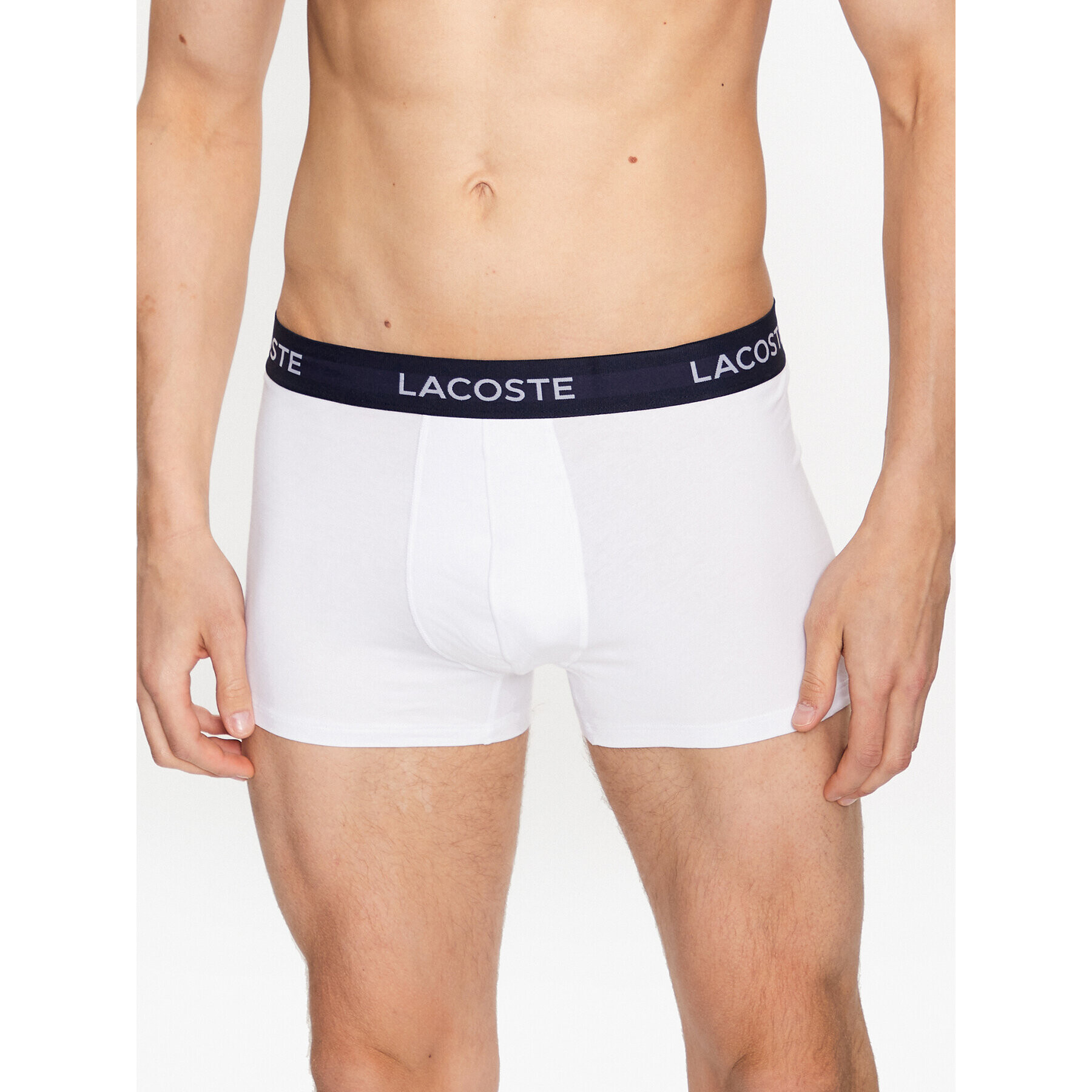 Lacoste Set 3 perechi de boxeri 5H7686 Bleumarin - Pled.ro