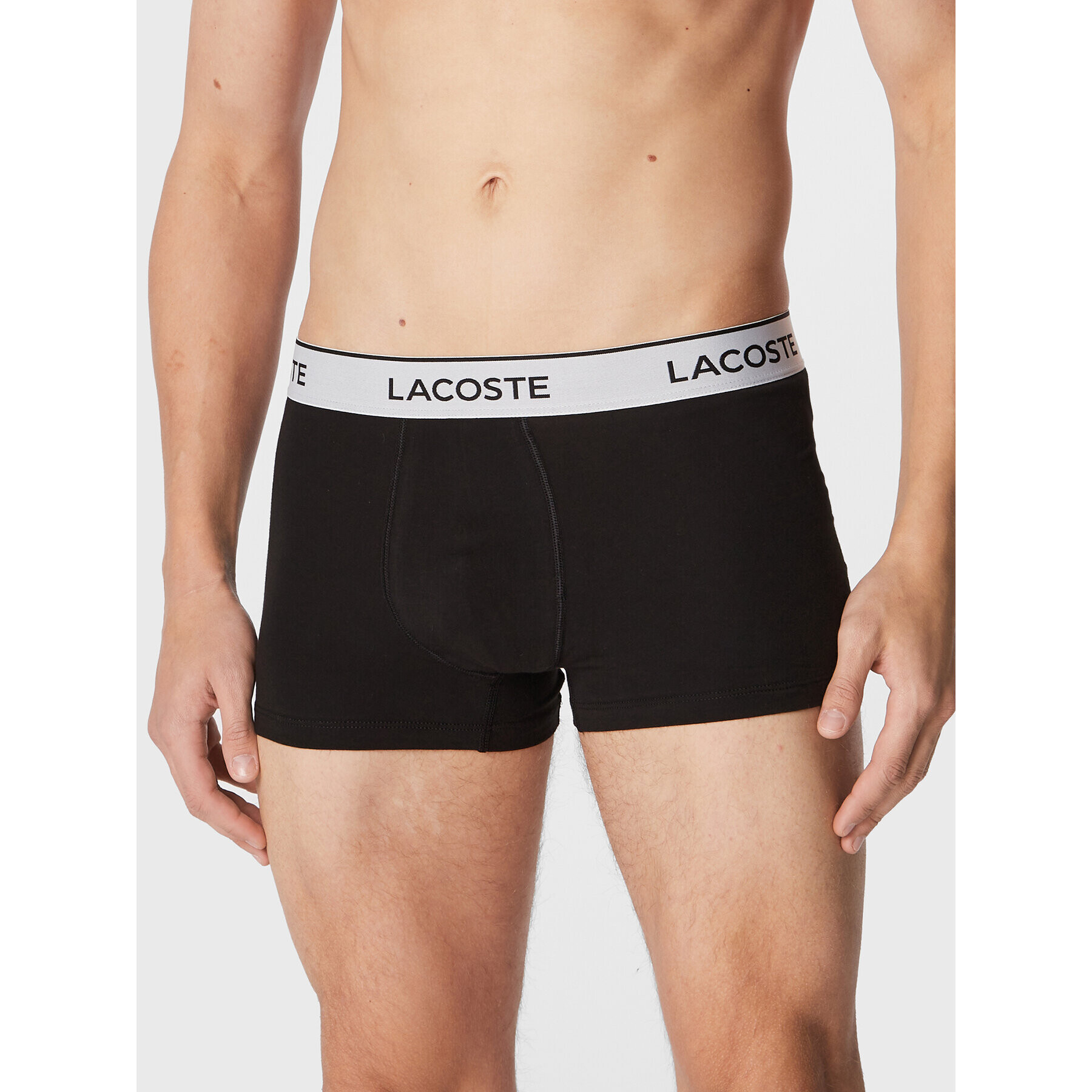 Lacoste Set 3 perechi de boxeri 5H8385 Negru - Pled.ro