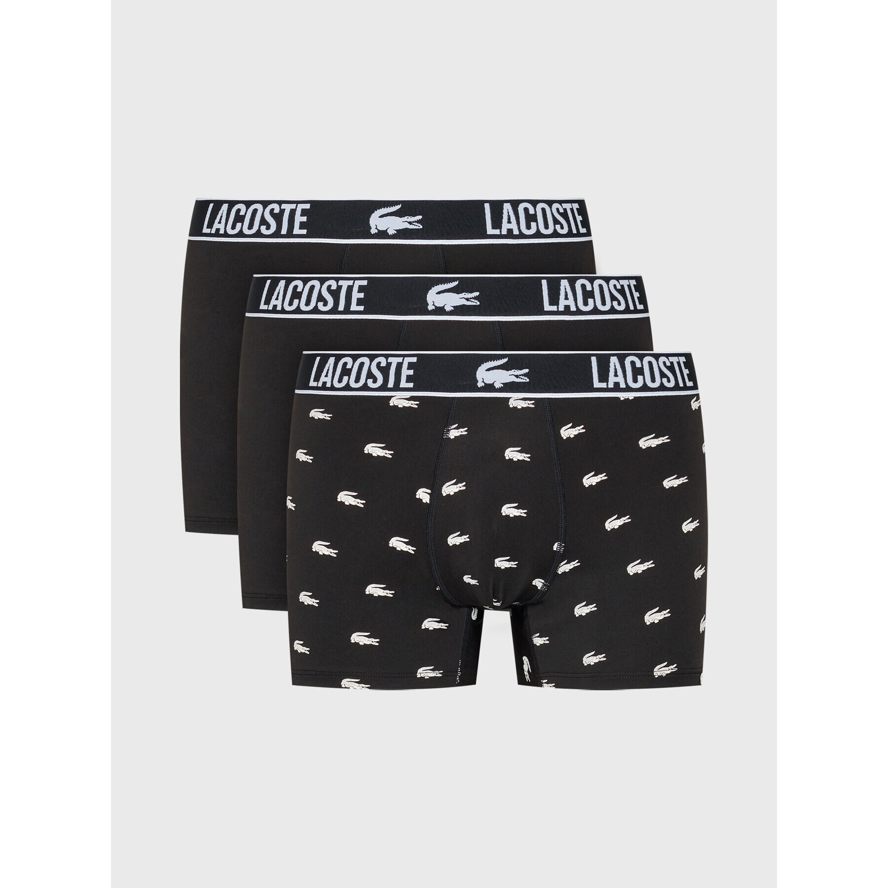 Lacoste Set 3 perechi de boxeri 5H9972 Negru - Pled.ro