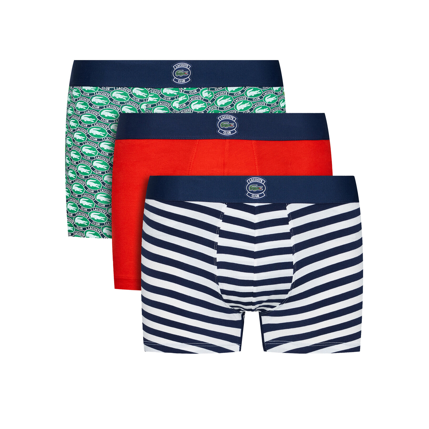 Lacoste Set 3 perechi de boxeri 5H9999 Colorat - Pled.ro